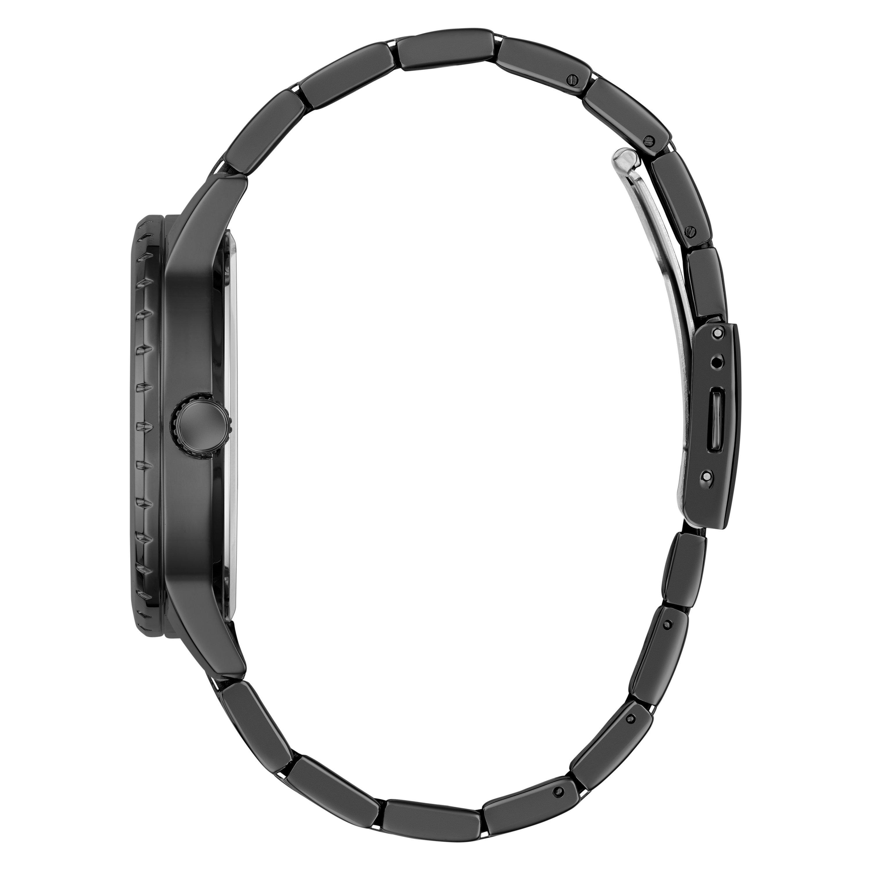 Black/Black - Guess - Men's Monarch Analogue Quartz Watch - 4