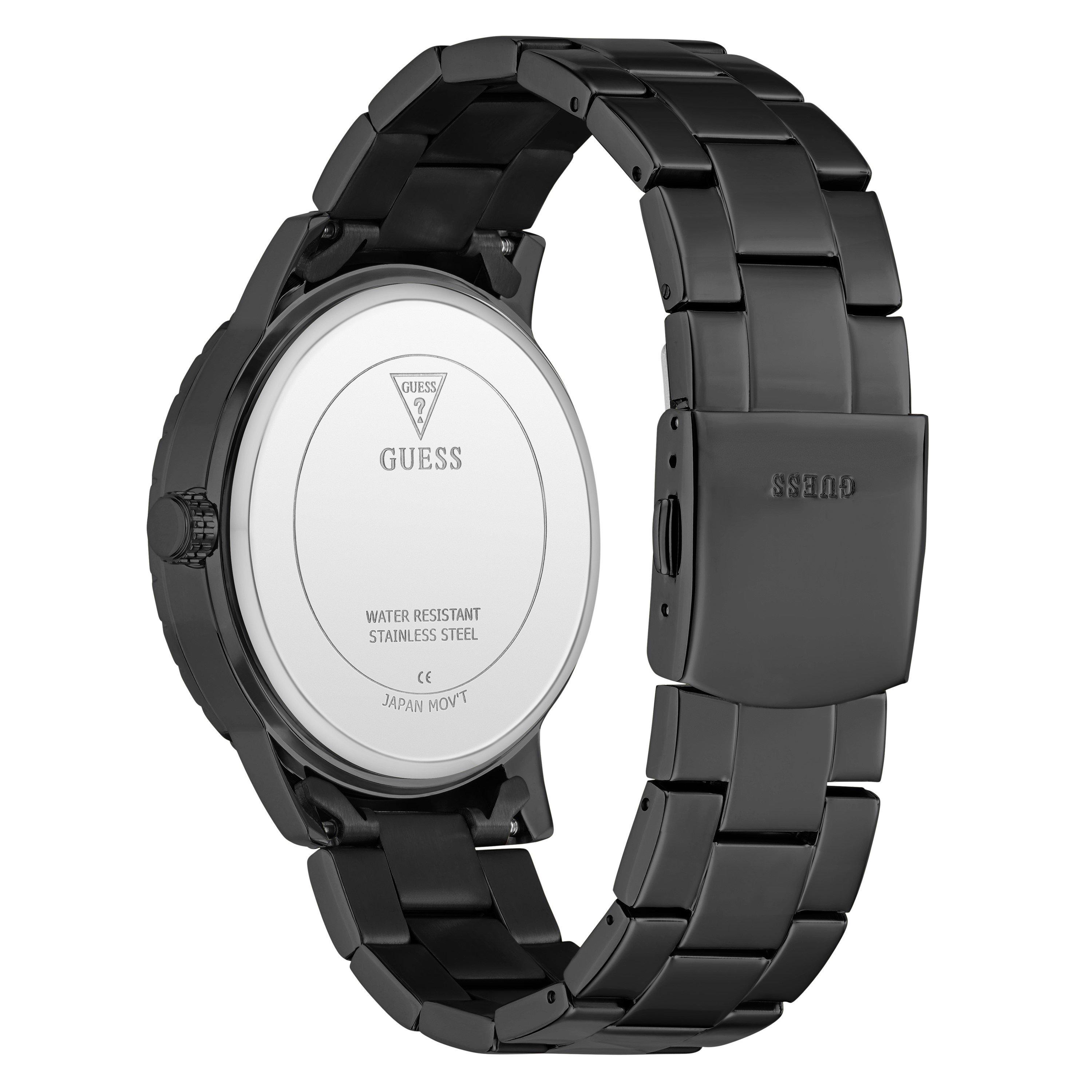 Black/Black - Guess - Men's Monarch Analogue Quartz Watch - 5