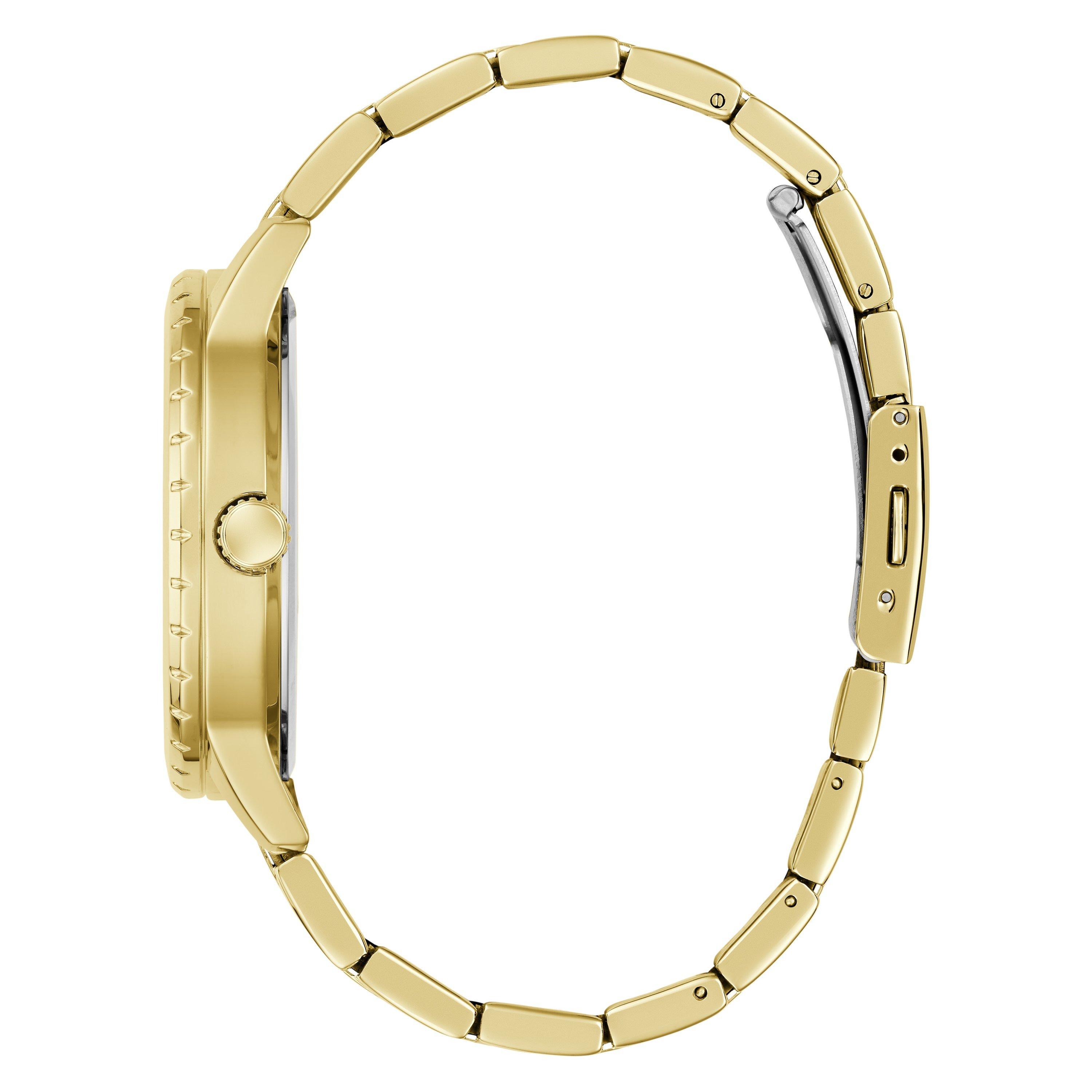 Green/Metallic - Guess - Men's Monarch Analogue Quartz Watch - 4