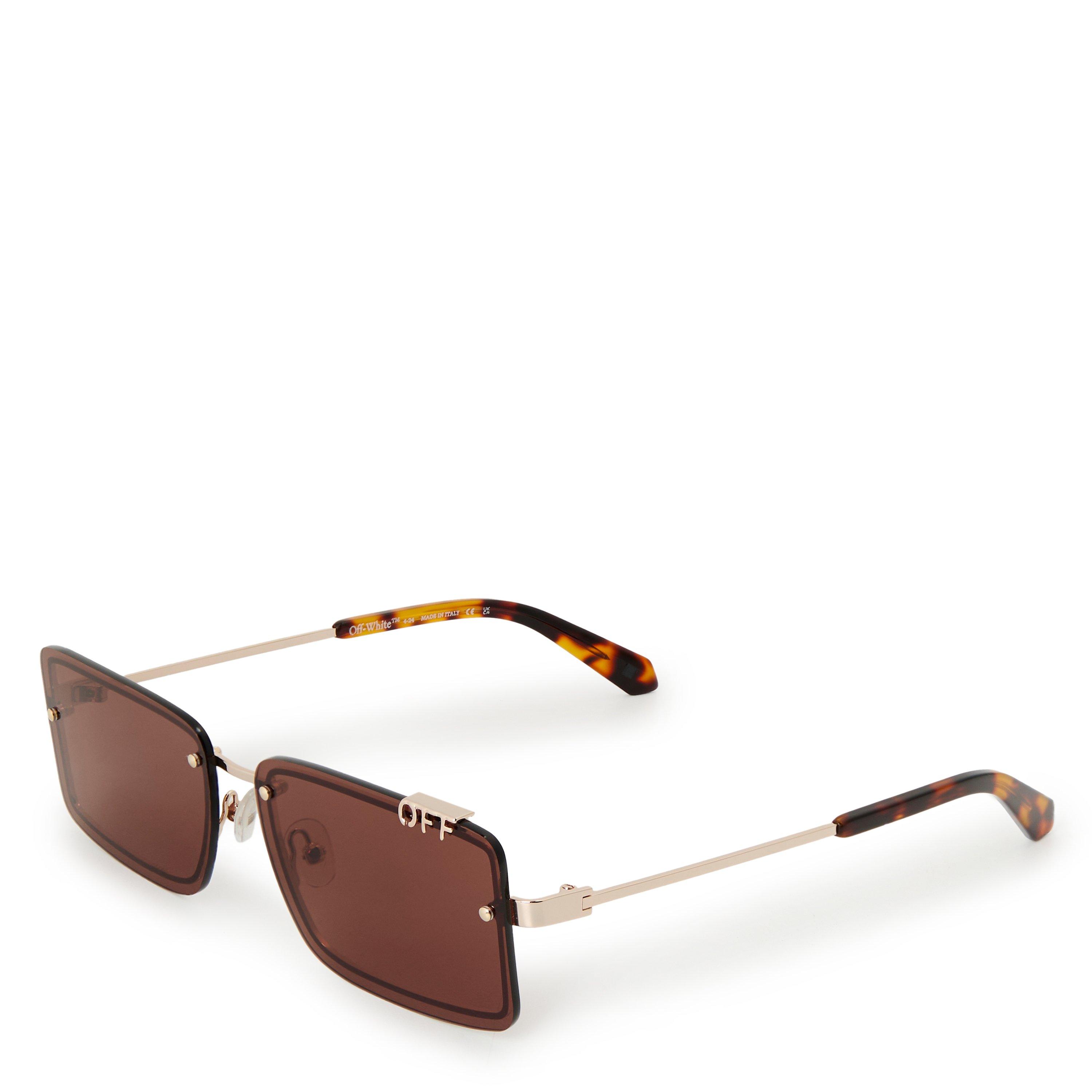 Gold - Brown - Off White - Off Tampa Sunglasses 99 - 1