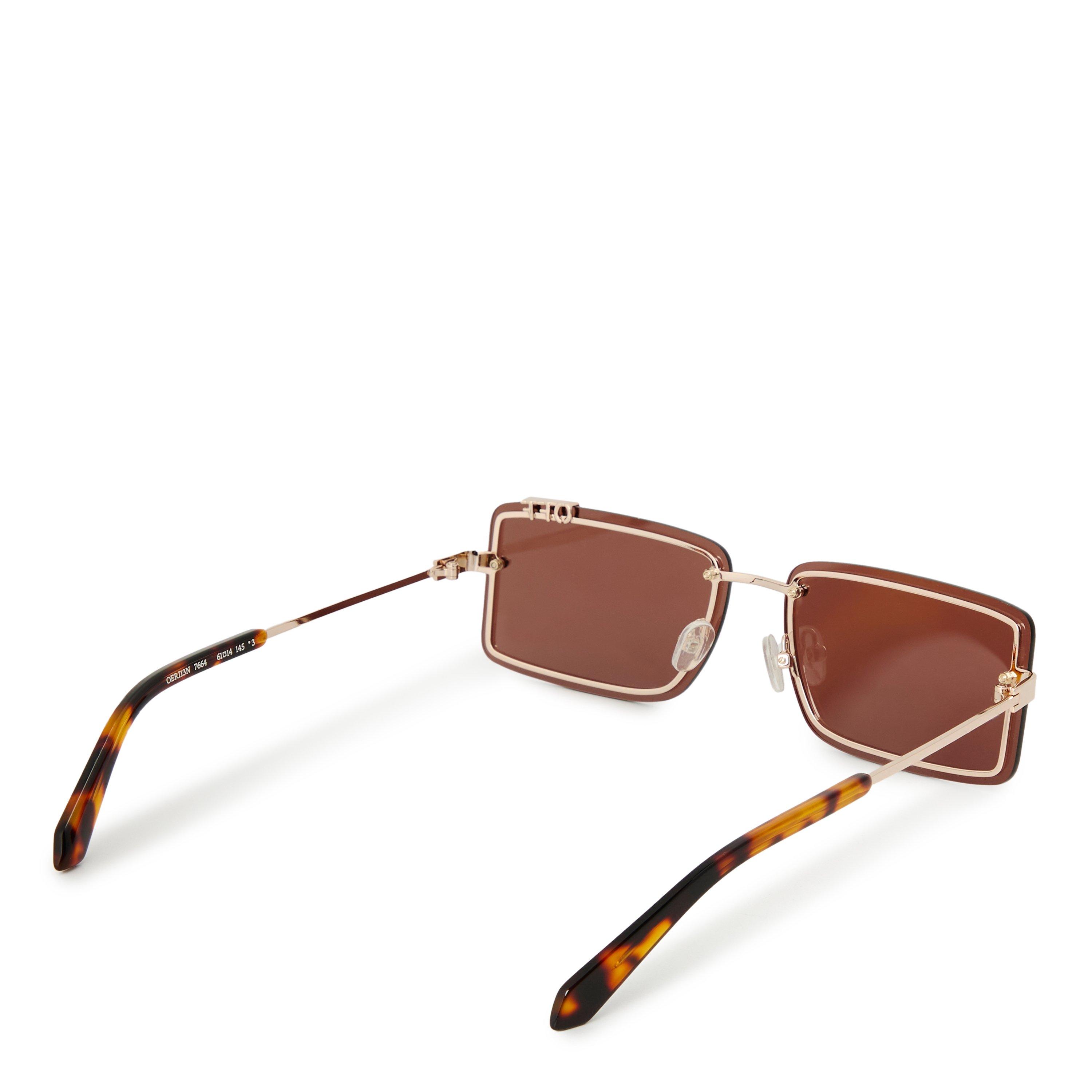 Gold - Brown - Off White - Off Tampa Sunglasses 99 - 2