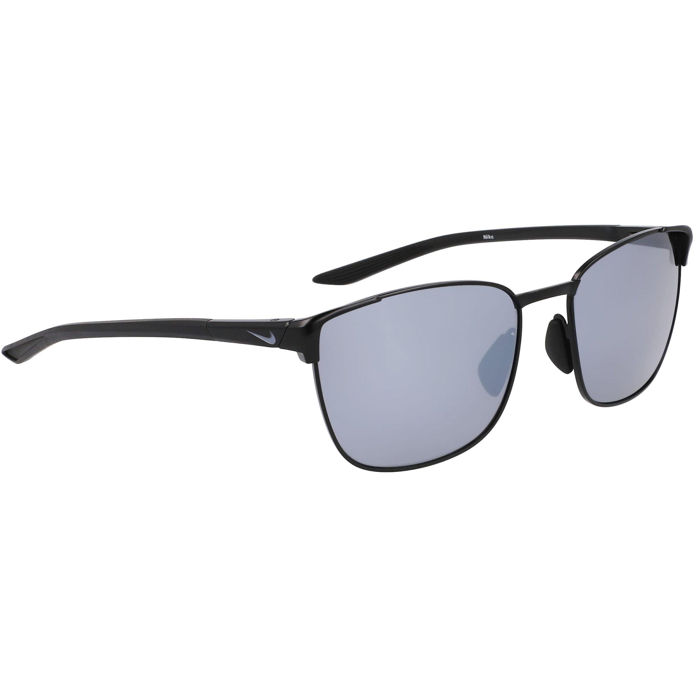 Nike  Metal Fusion Square Sunglasses - Satin Blk/Slvr