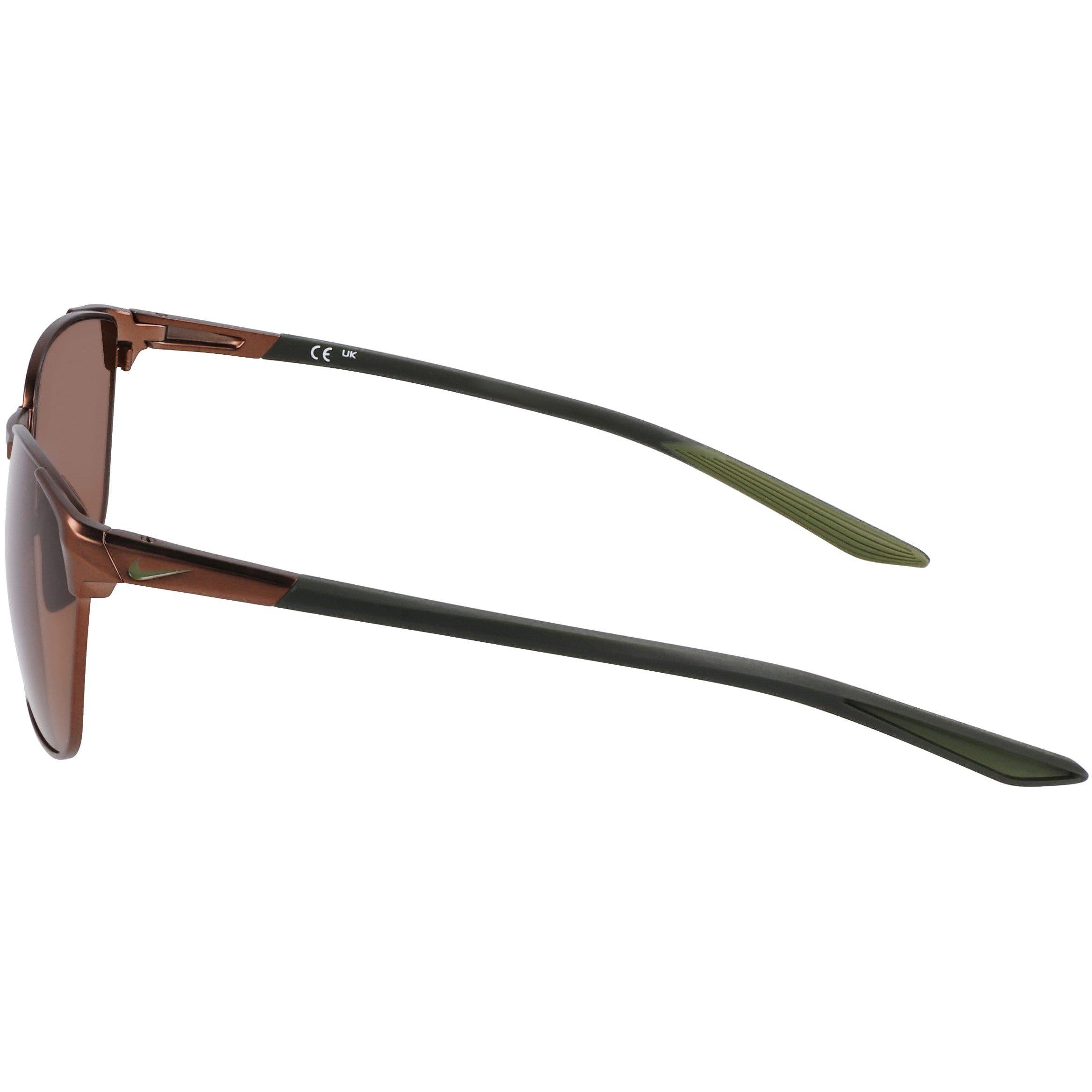 Stn Walnut/Brwn - Nike - Metal Fusion Square Sunglasses - 4