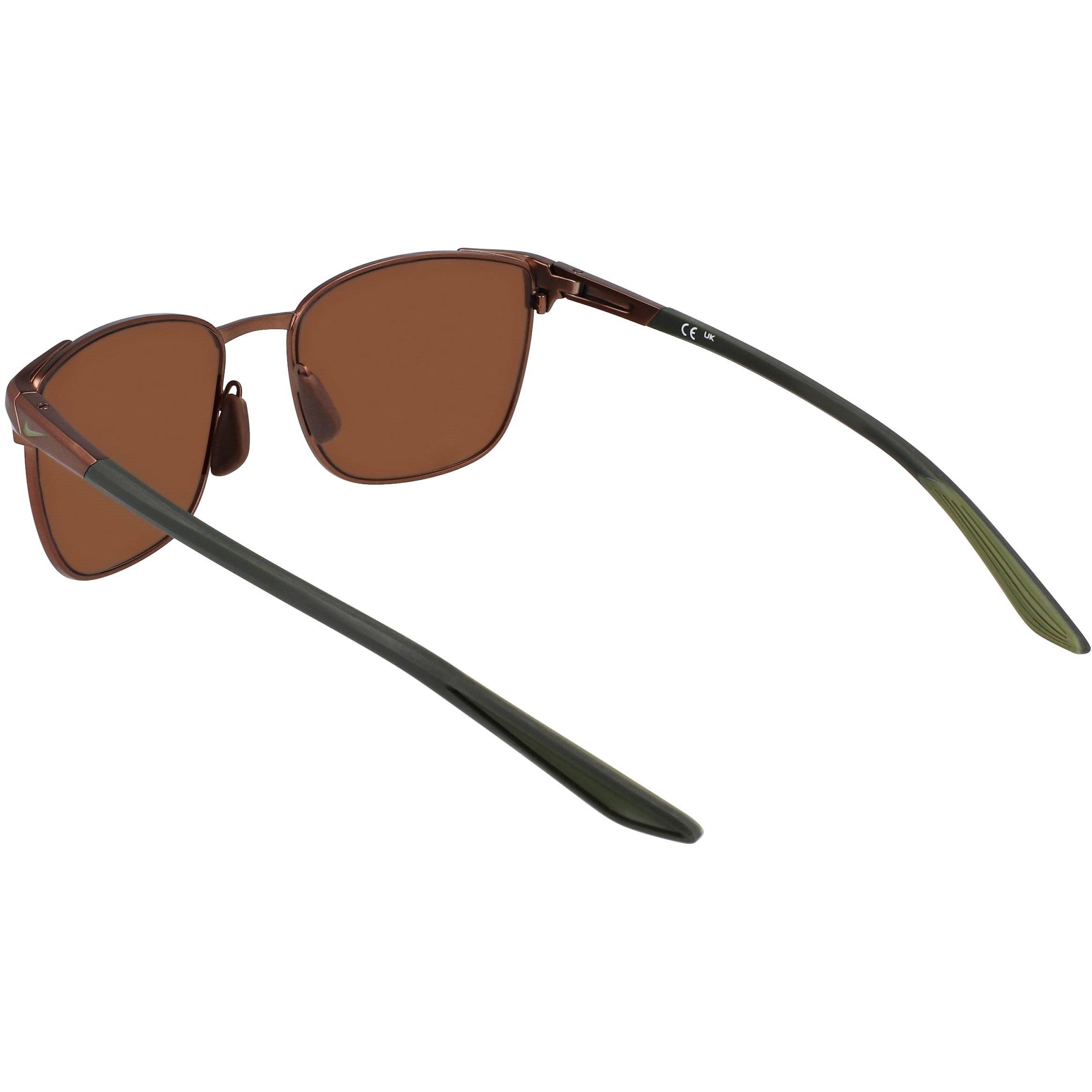 Stn Walnut/Brwn - Nike - Metal Fusion Square Sunglasses - 5