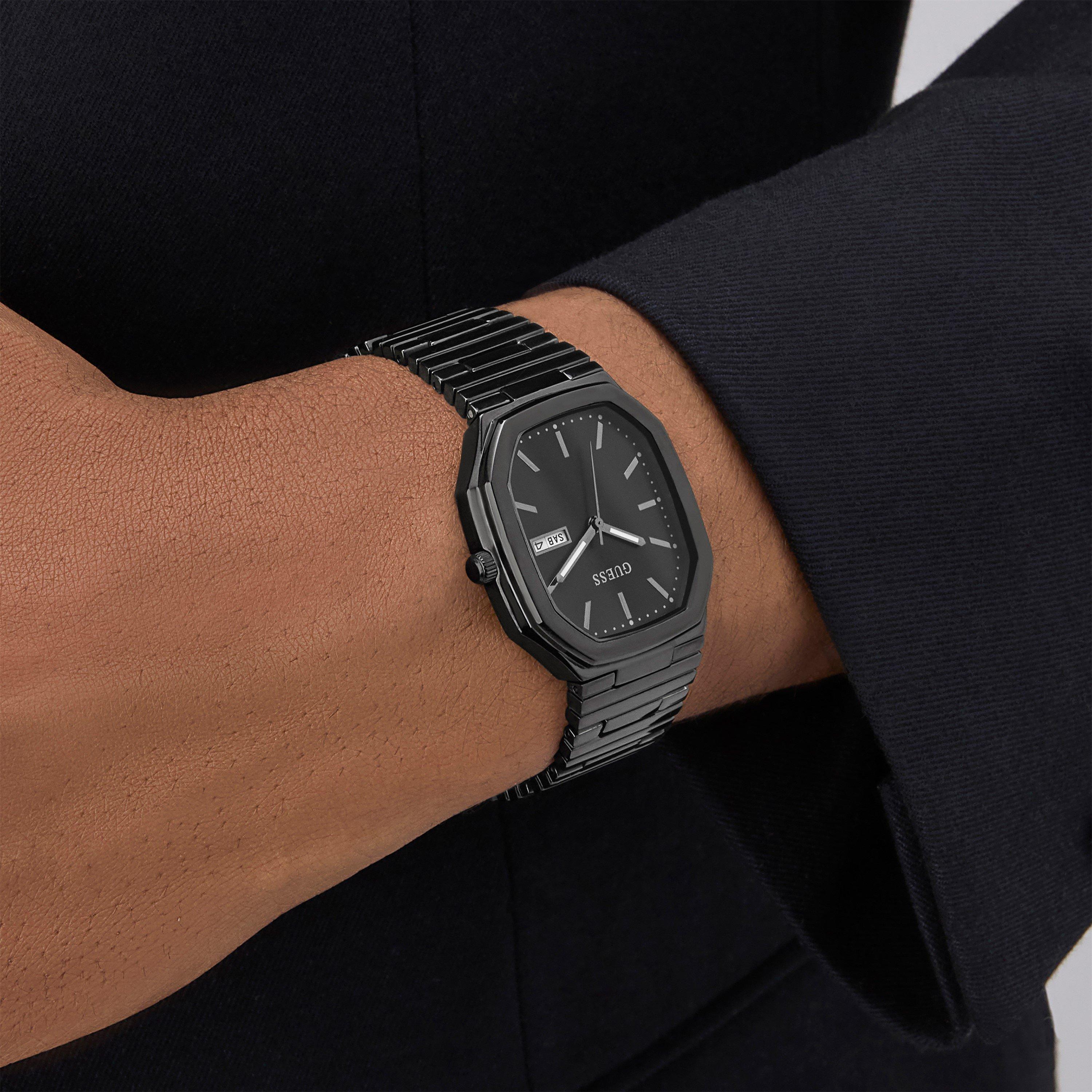 Black/Black - Guess - Men's Oliver Analogue Quartz Watch - 2