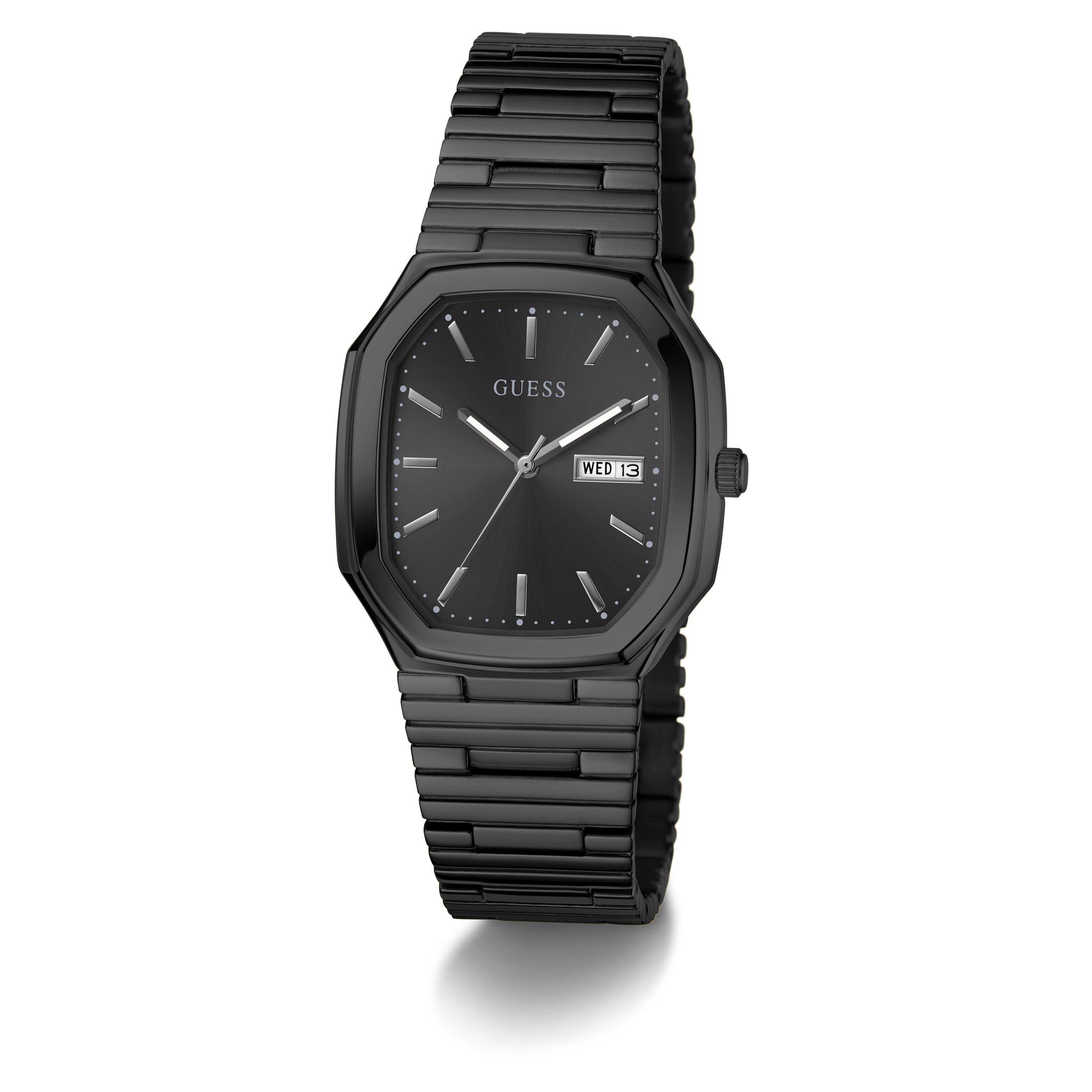 Black/Black - Guess - Men's Oliver Analogue Quartz Watch - 6