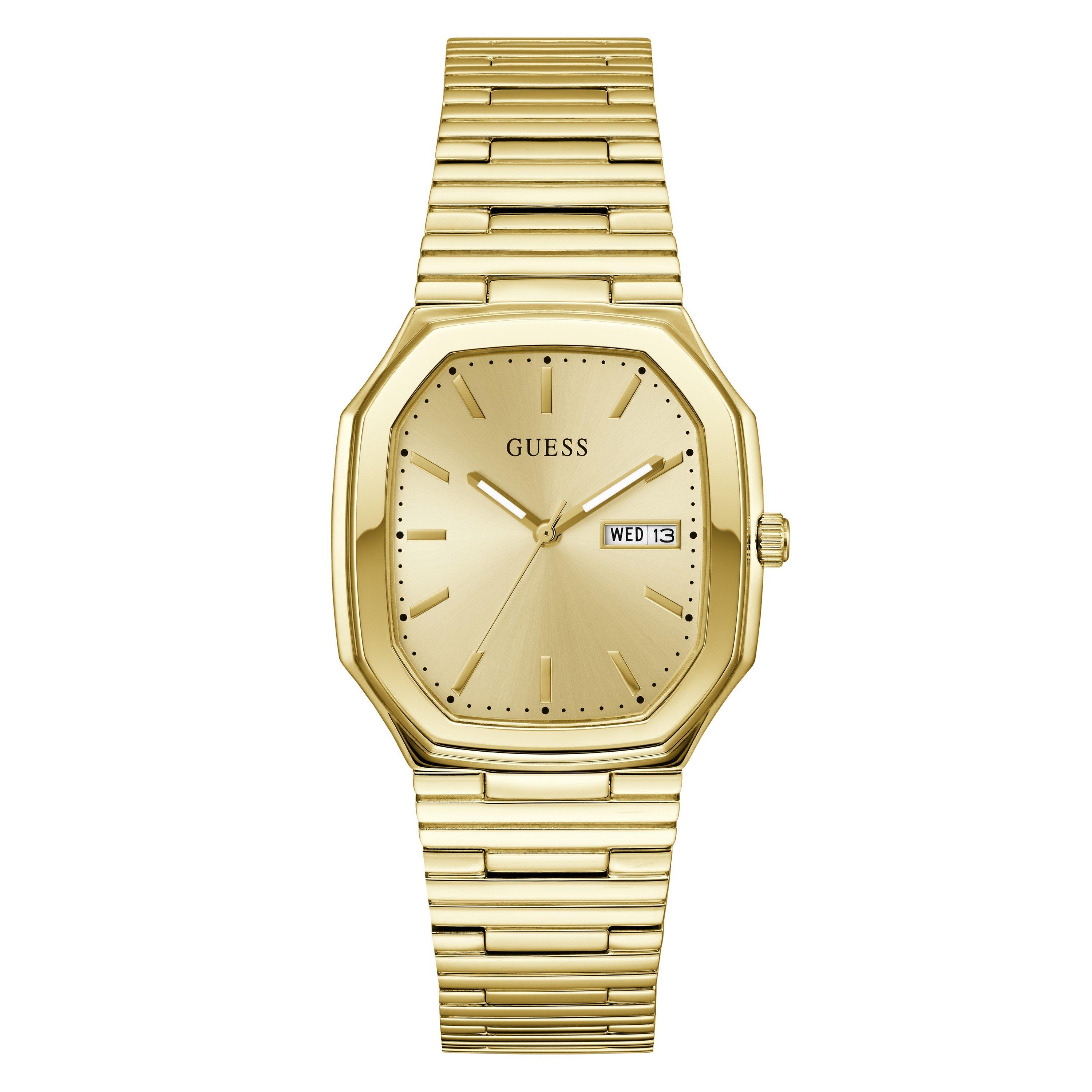 Guess Men's Oliver Quartz Analogue Watch - Gold/Metallic
