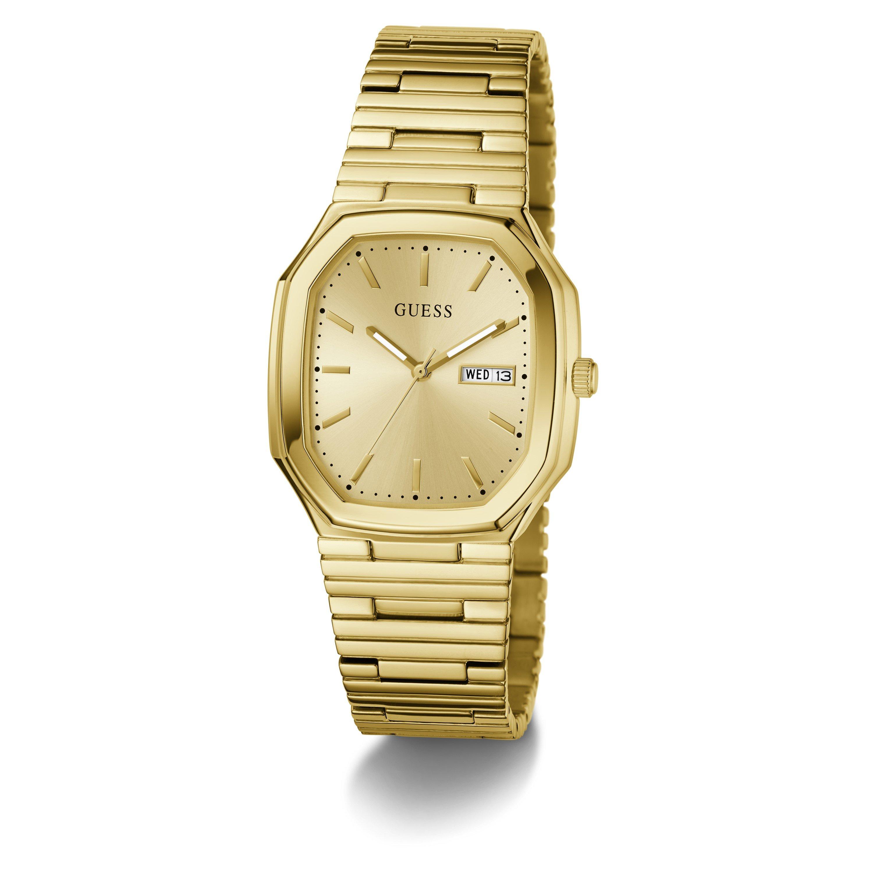Gold/Metallic - Guess - Men's Oliver Analogue Quartz Watch - 6