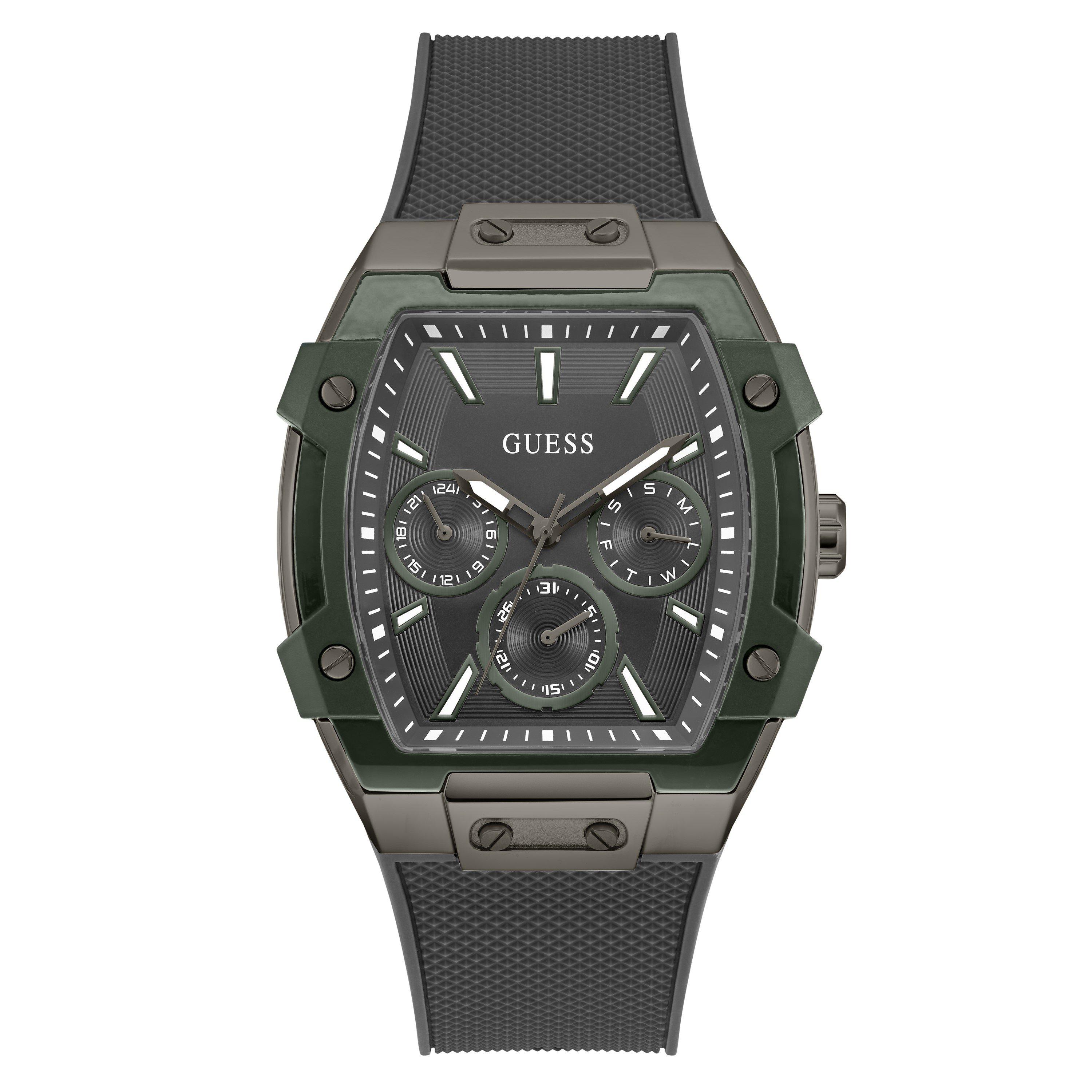 Grau/Grau - Guess - Men's Phoenix Analogue Quartz Watch - 1