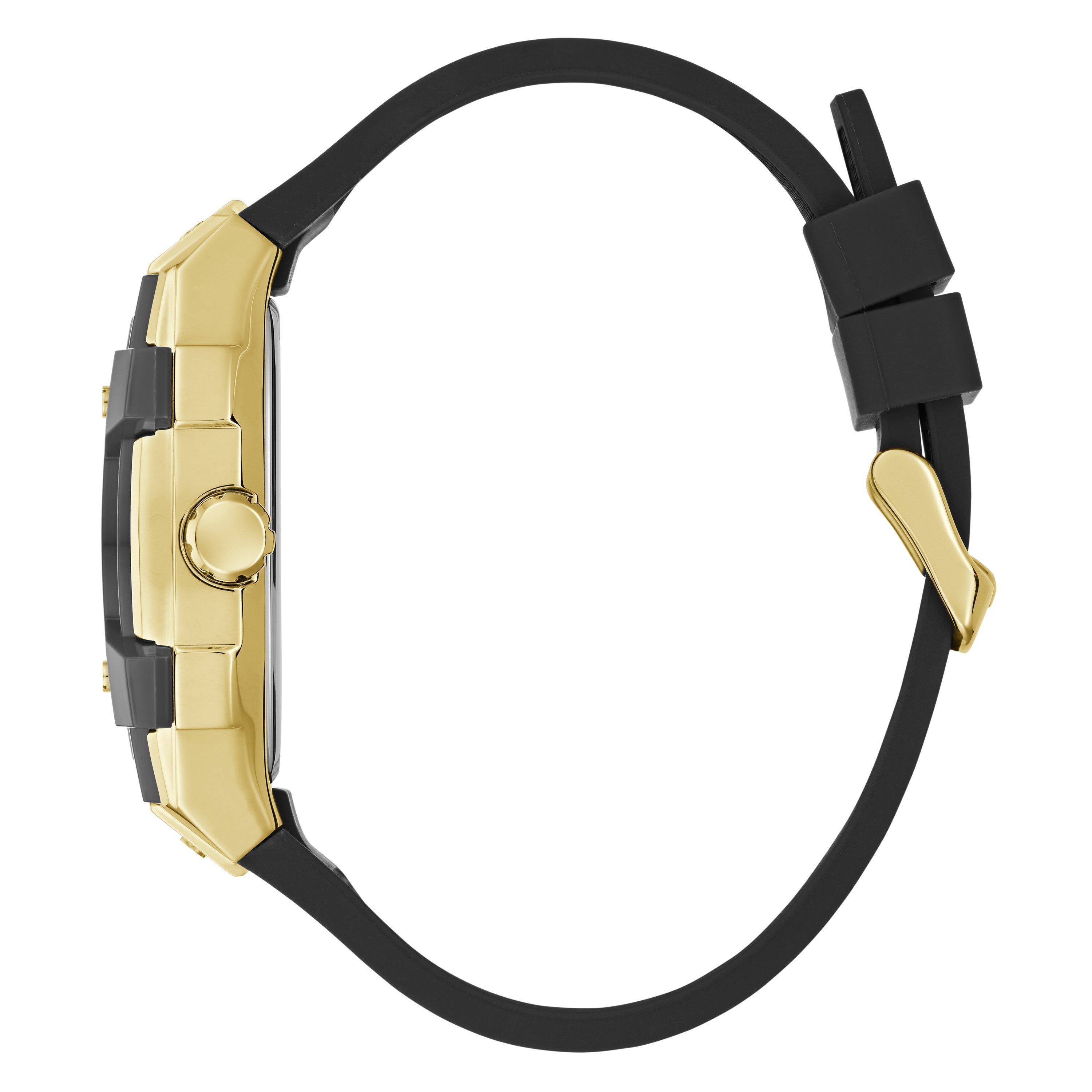 Black/Metallic - Guess - Men's Phoenix Analogue Quartz Watch - 4