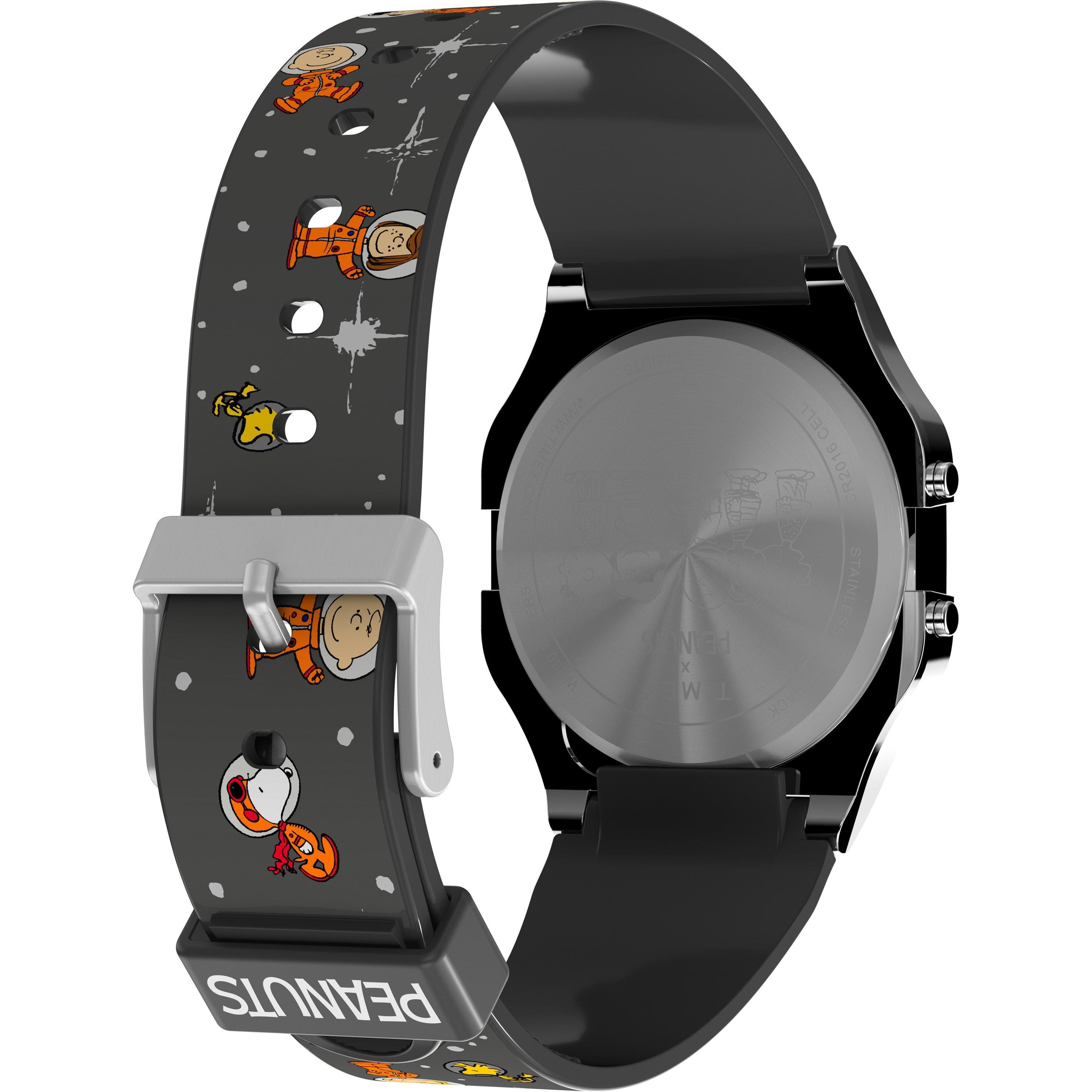 Digital/Silver - Timex - Men's Peanuts Analogue Quartz Watch - 3