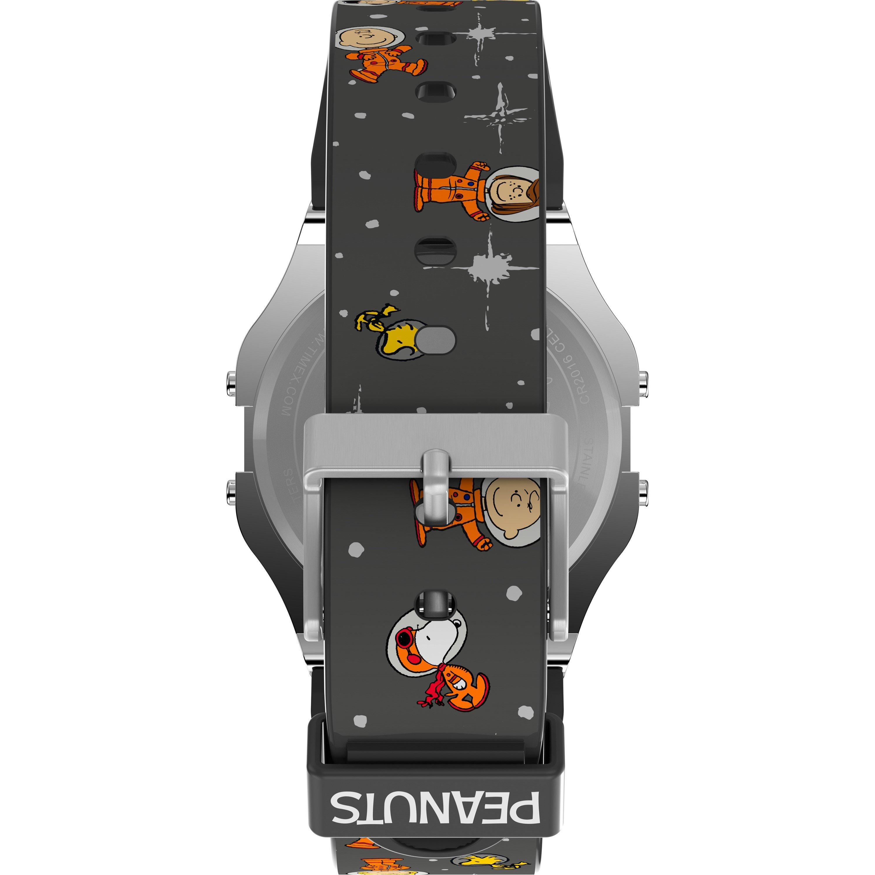 Digital/Silver - Timex - Men's Peanuts Analogue Quartz Watch - 4