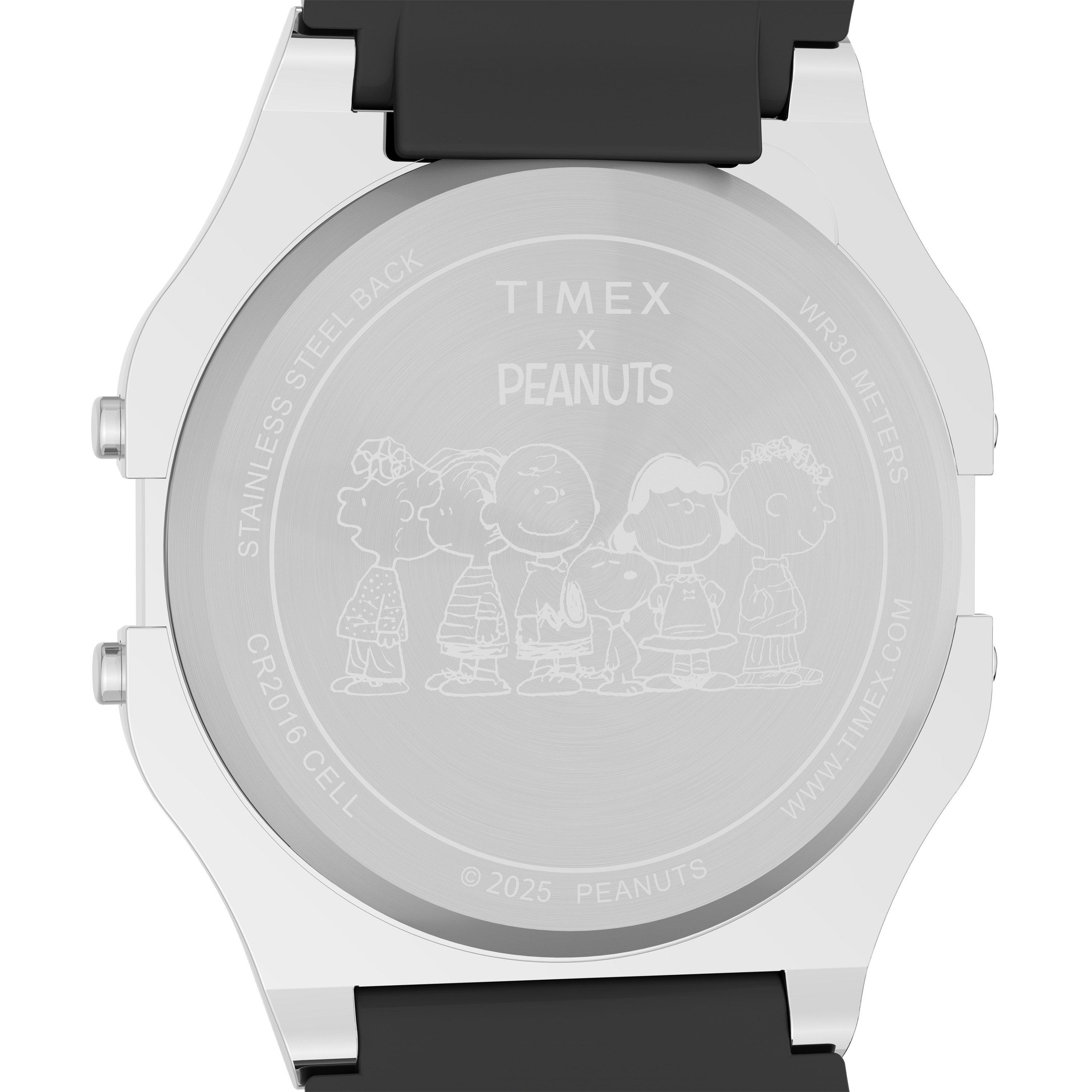 Digital/Silver - Timex - Men's Peanuts Analogue Quartz Watch - 5
