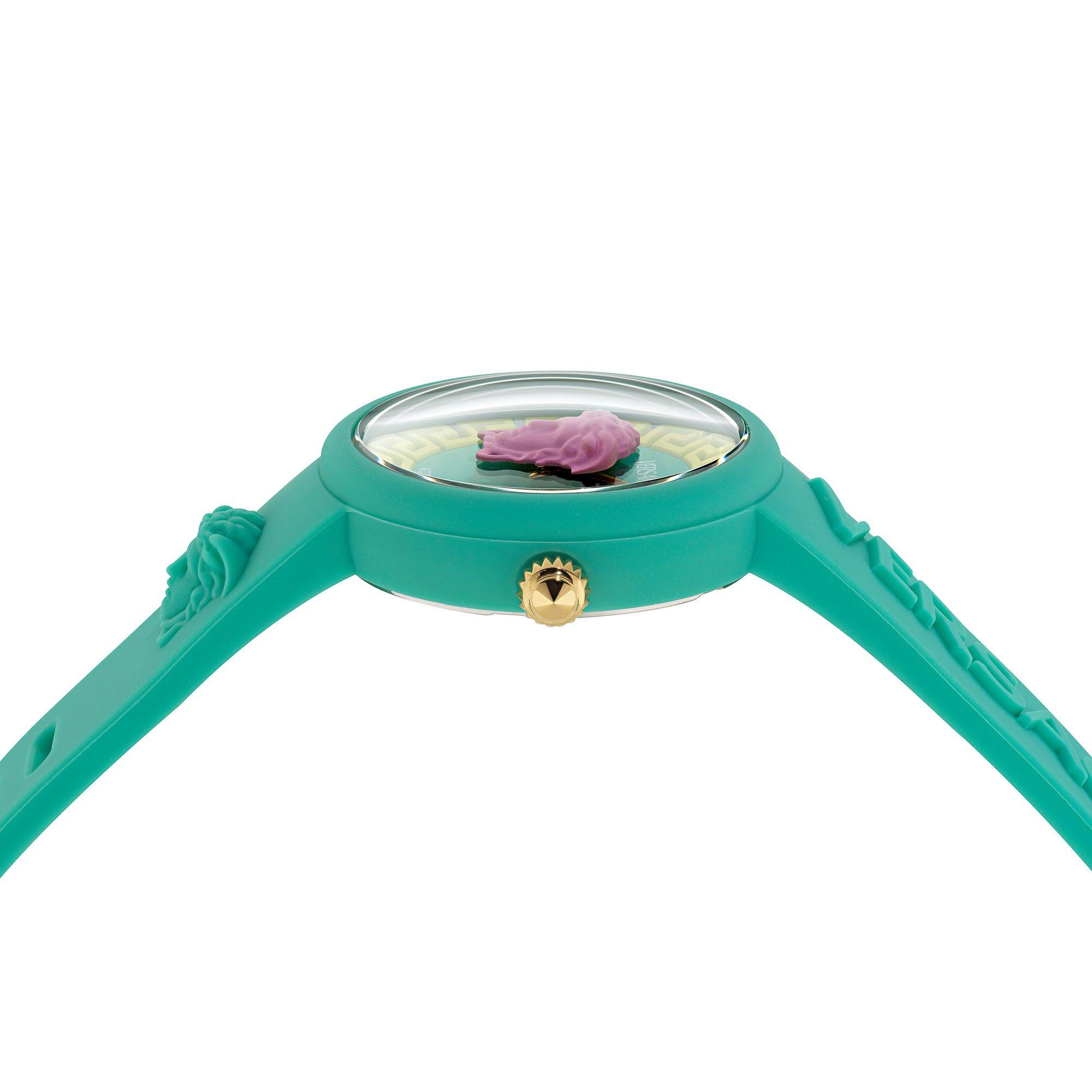 Green - Versace - Men's Medusa Quartz Analogue Quartz Watch - 2