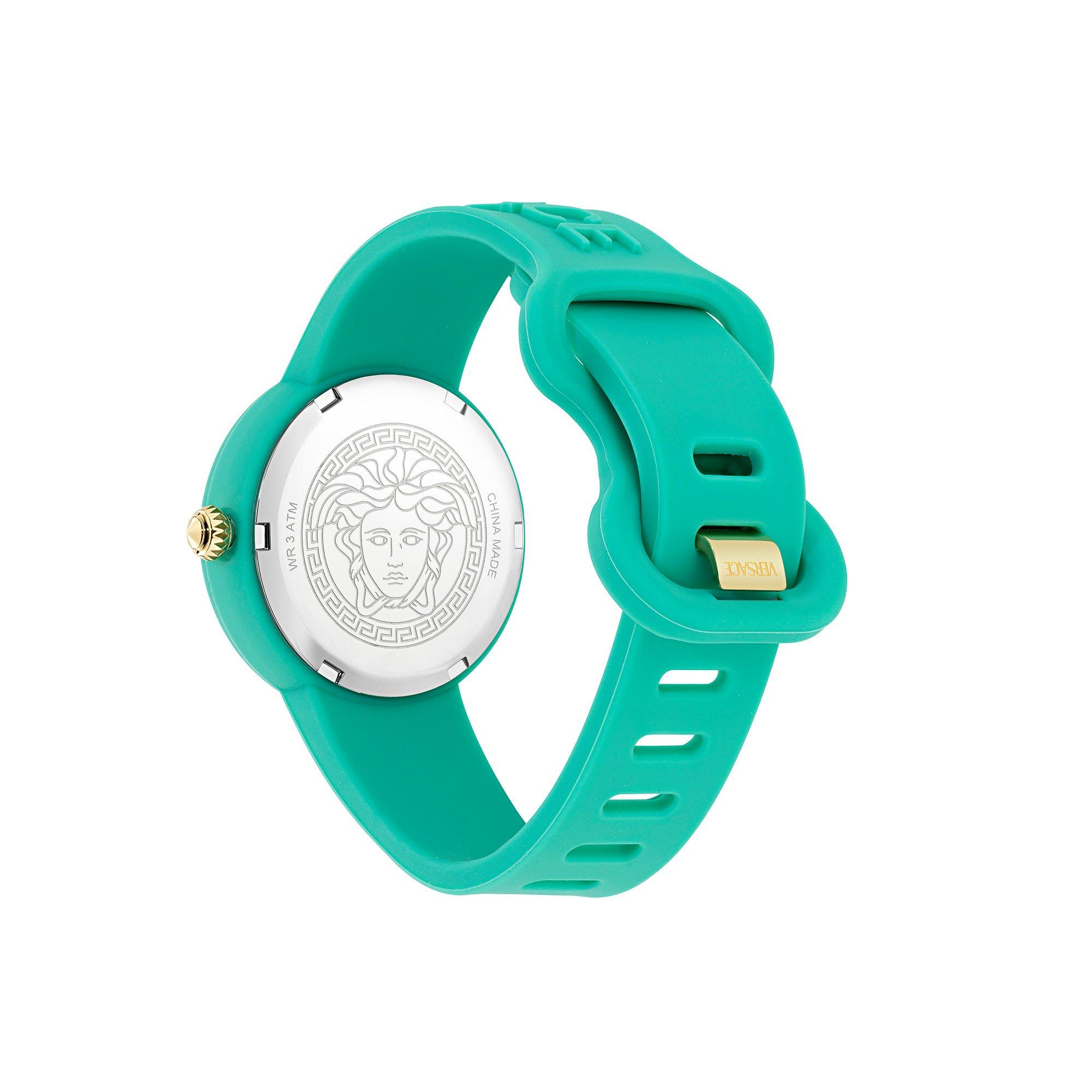 Green - Versace - Men's Medusa Quartz Analogue Quartz Watch - 3