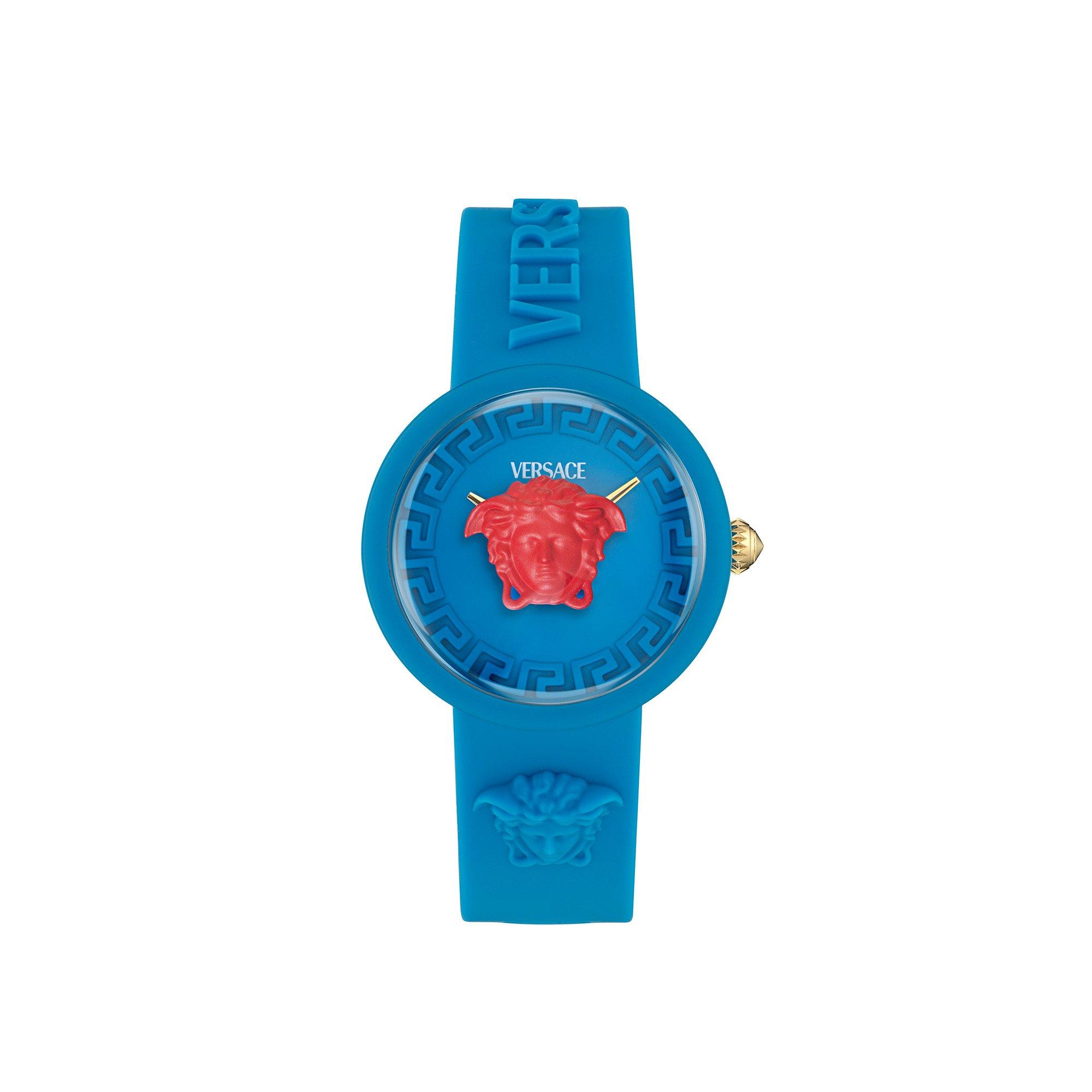 Blue - Versace - Men's Medusa Quartz Analogue Quartz Watch - 1