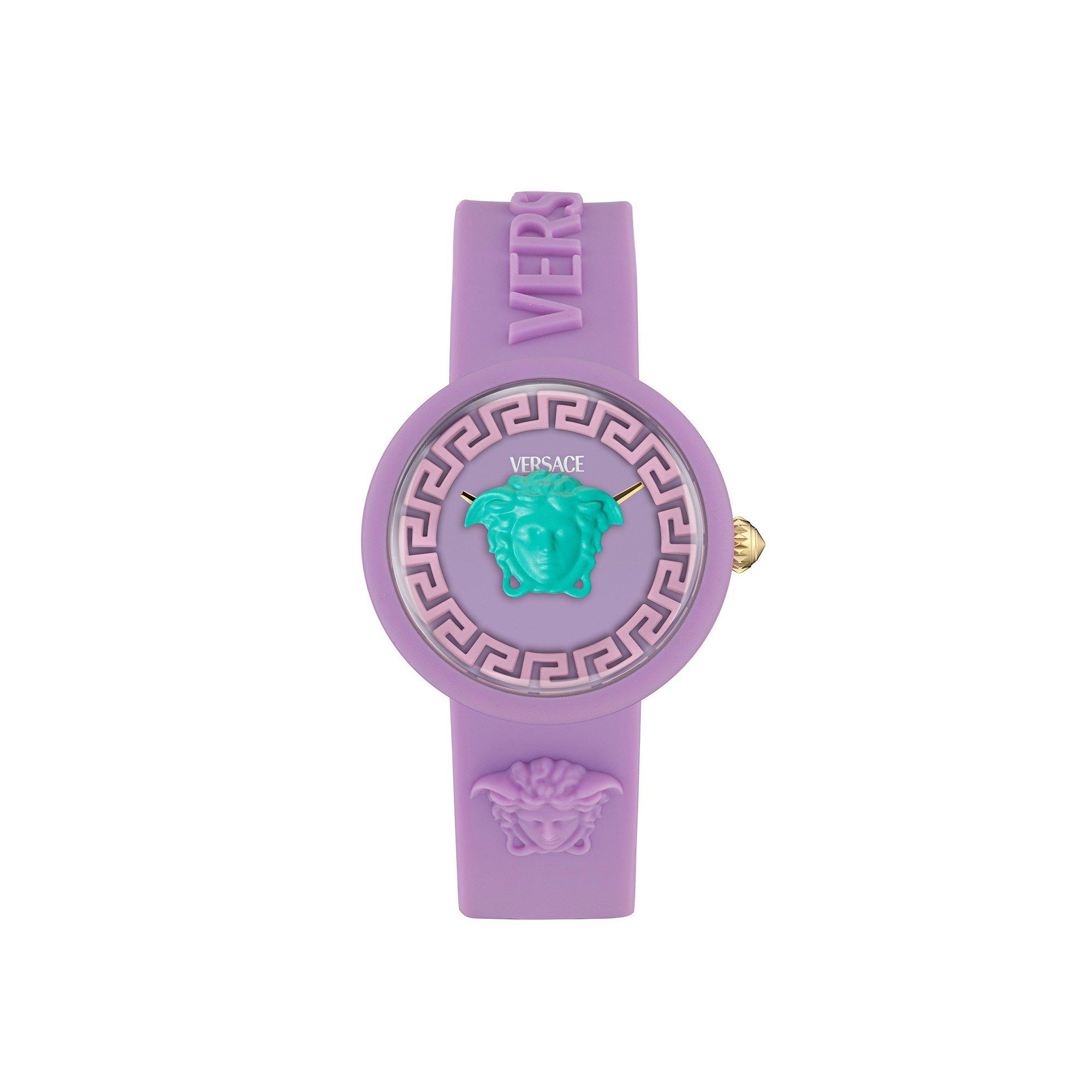 Versace Men's Medusa Quartz Analogue Quartz Watch - Purple