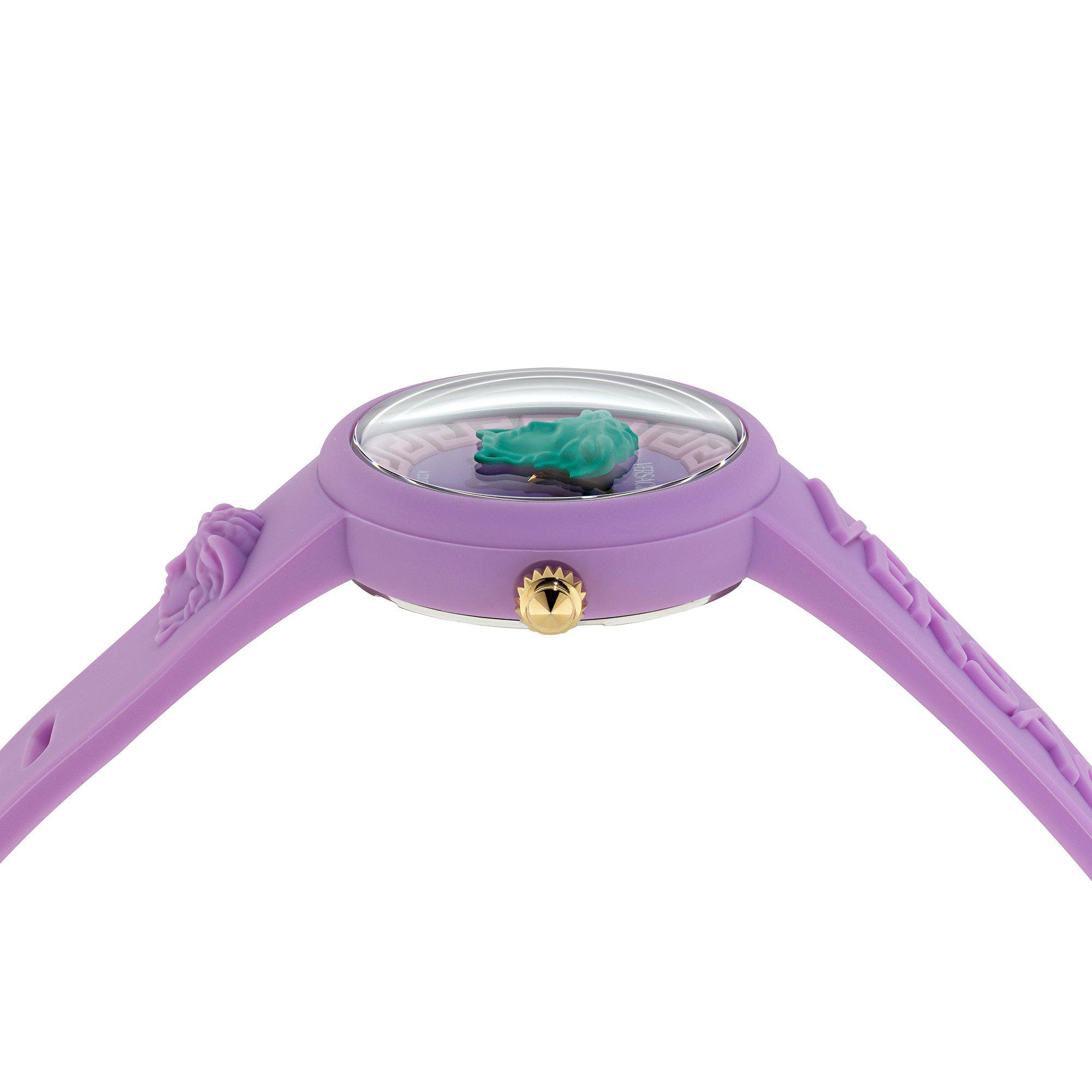 Purple - Versace - Men's Medusa Quartz Analogue Quartz Watch - 2