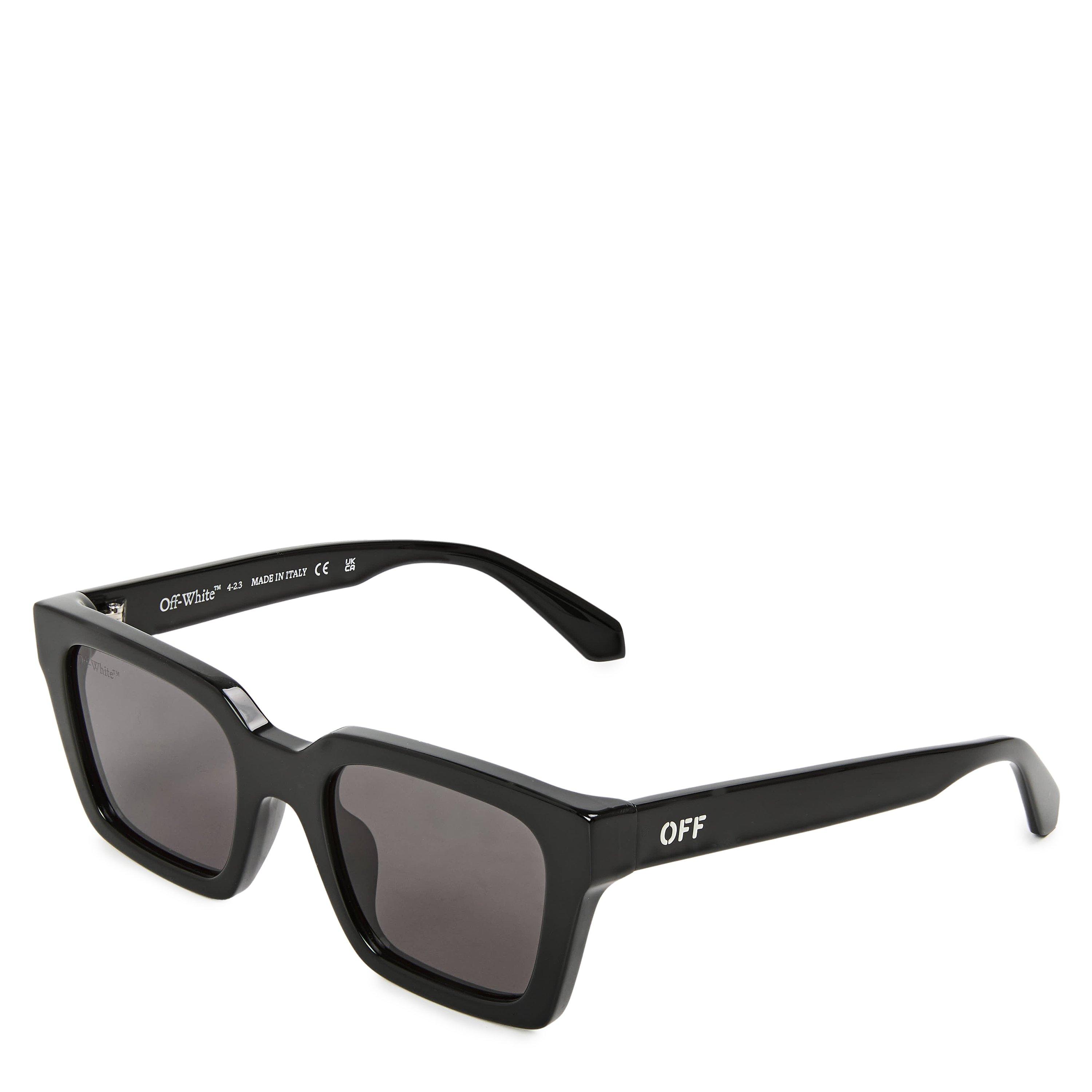 Black Dark Grey - Off White - Women's Square Sunglasses - 1