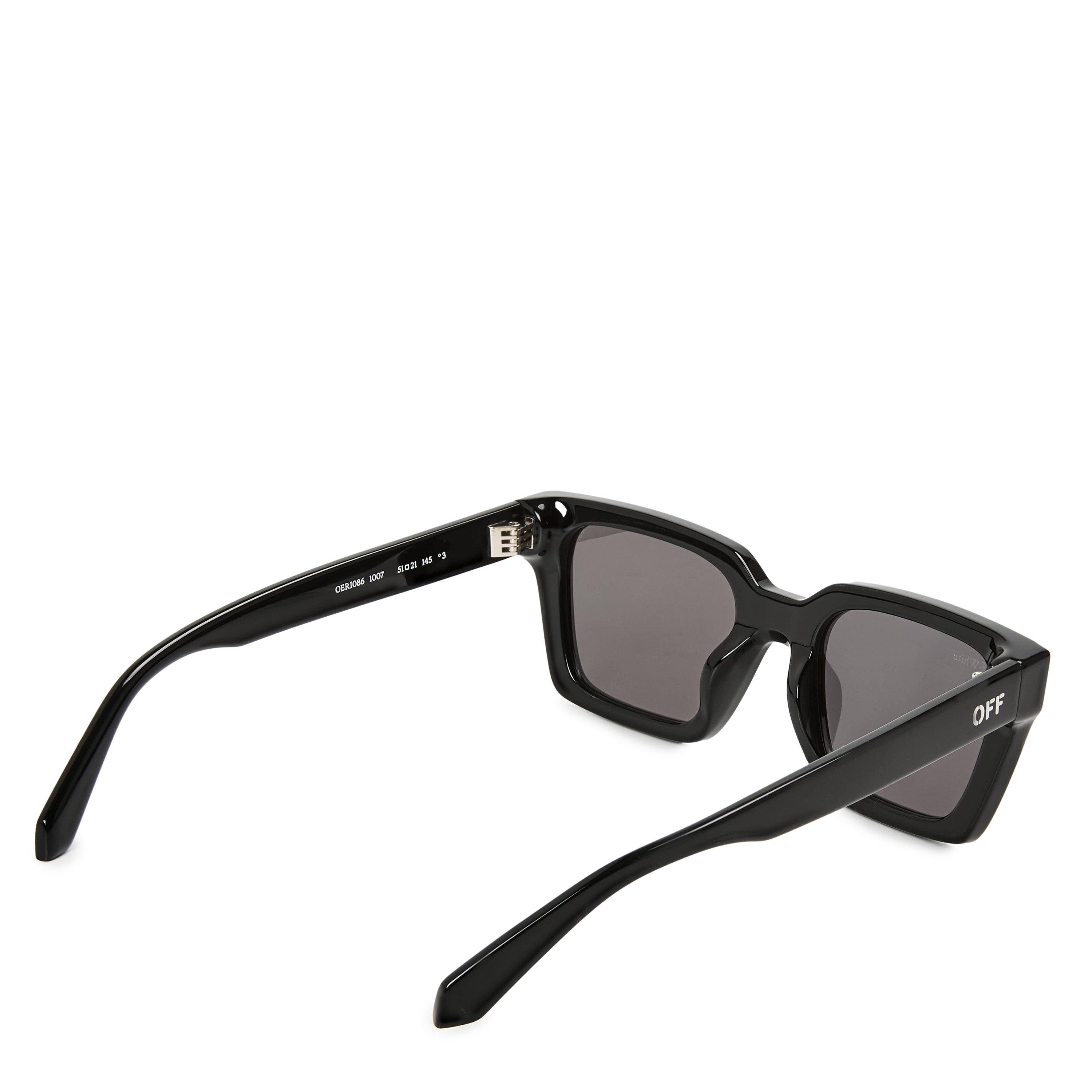Black Dark Grey - Off White - Women's Square Sunglasses - 2