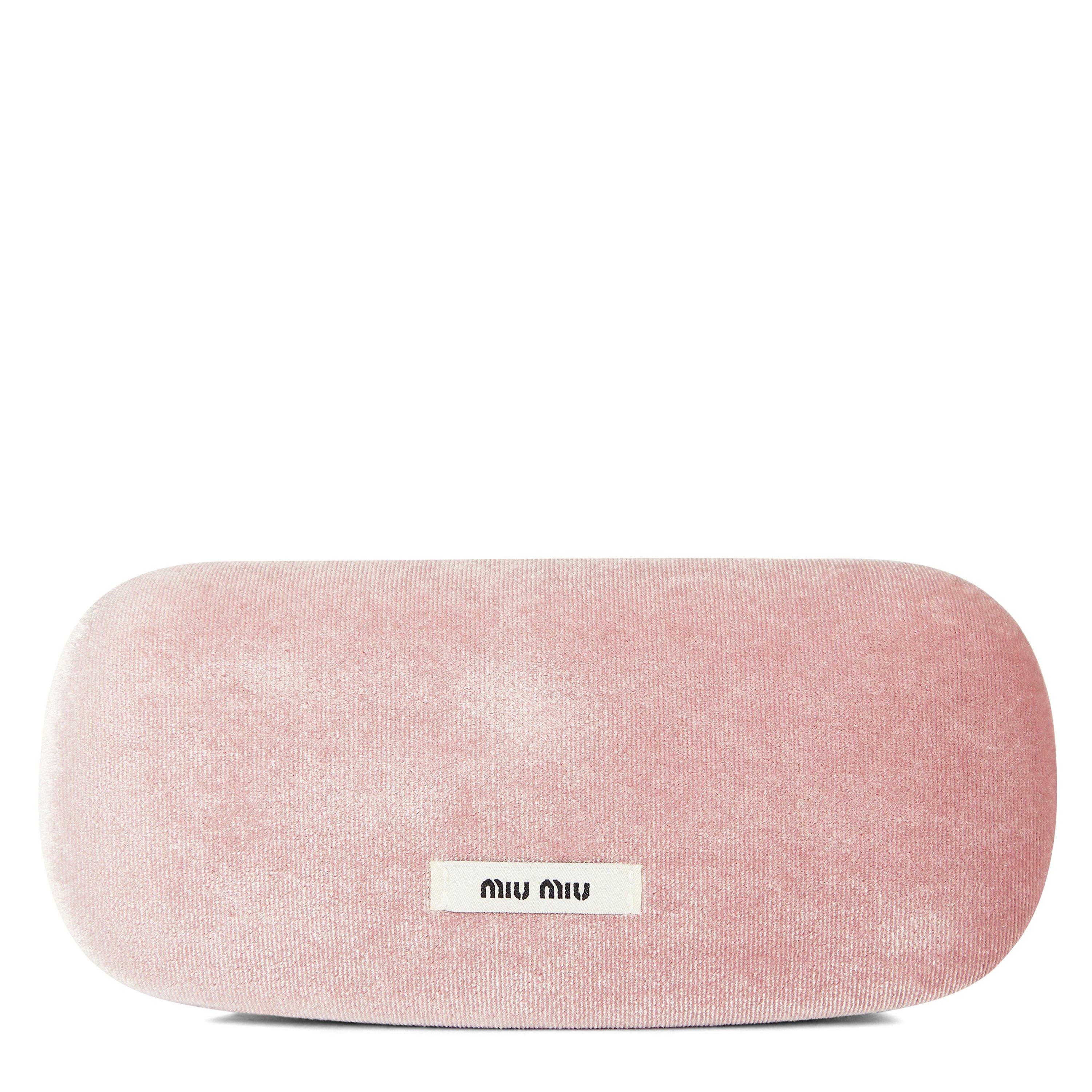 Brass/Violet - Miu Miu - Women's 0MU B52S Oversized Sunglasses - 4
