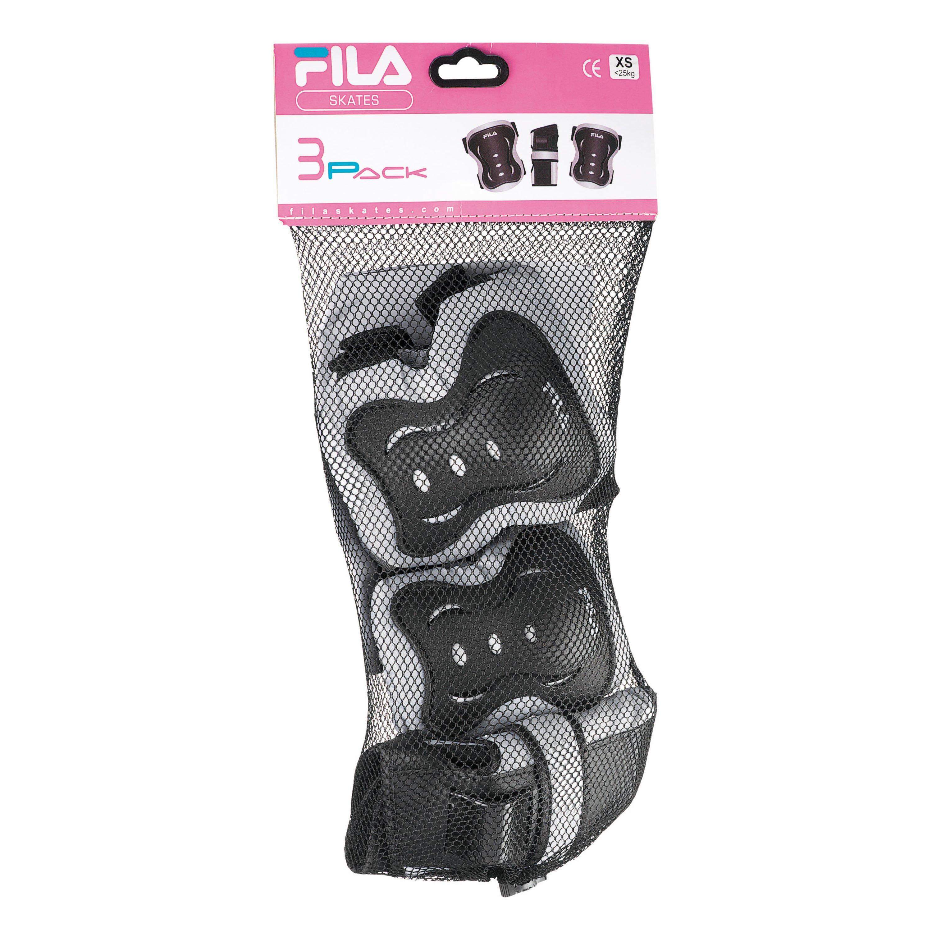 Fila  Kids Skate Protection 3 Pack Junior - Silver - XXS