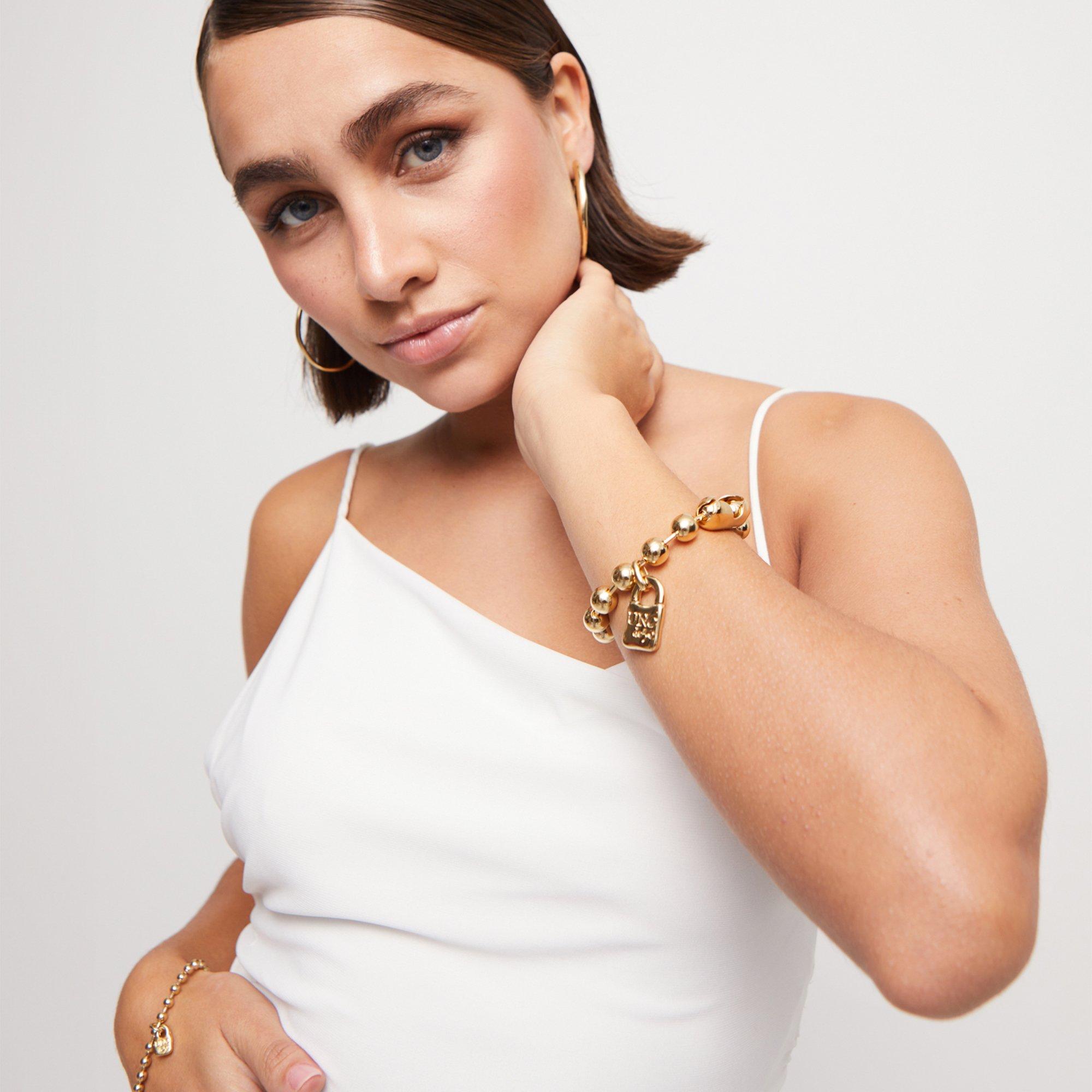 Goud - UNOde50 - UNOde50 18k Gold-Plated Bracelet - 5