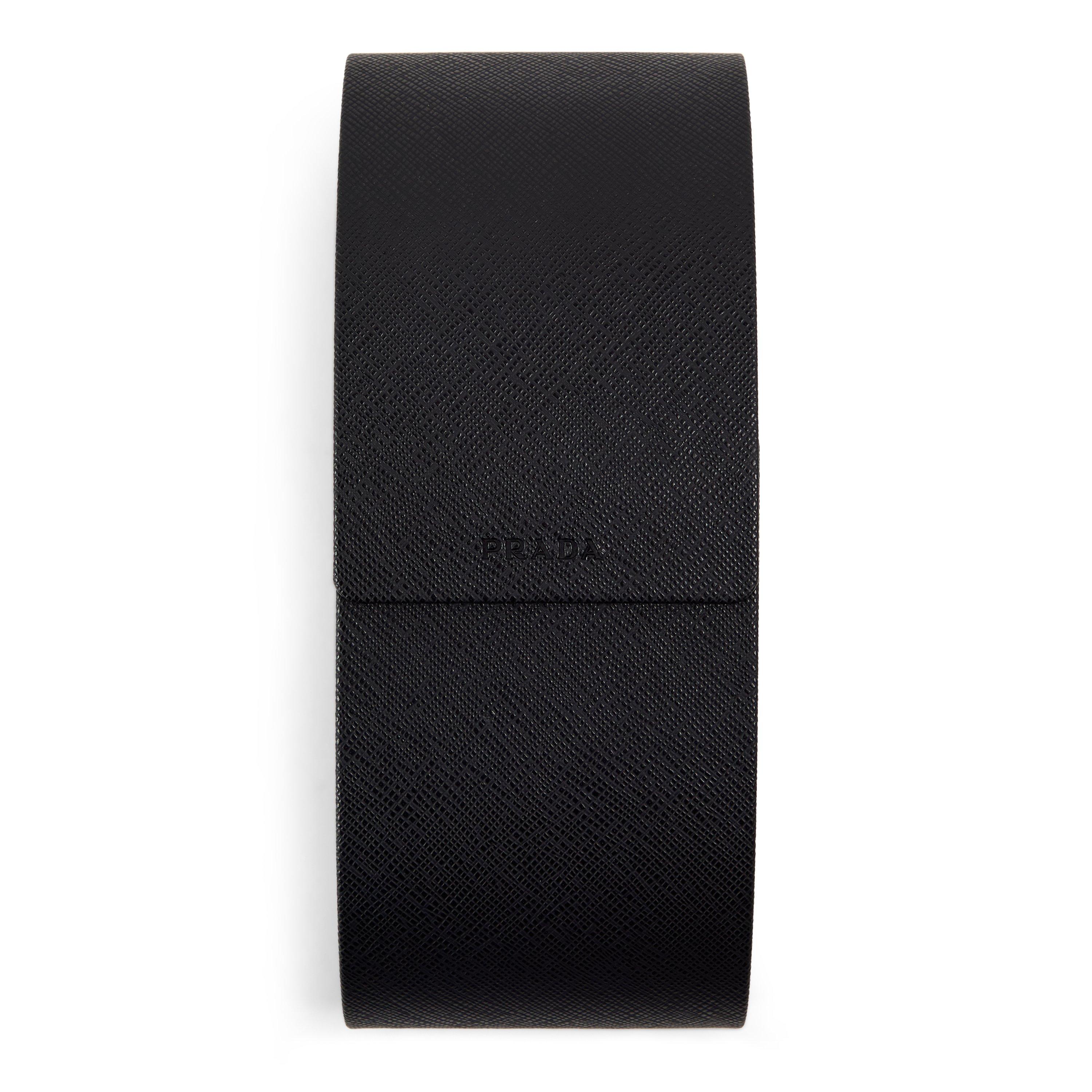 Gold/Grey - Prada - Women's 0PR B53S Oversized Sunglasses - 4