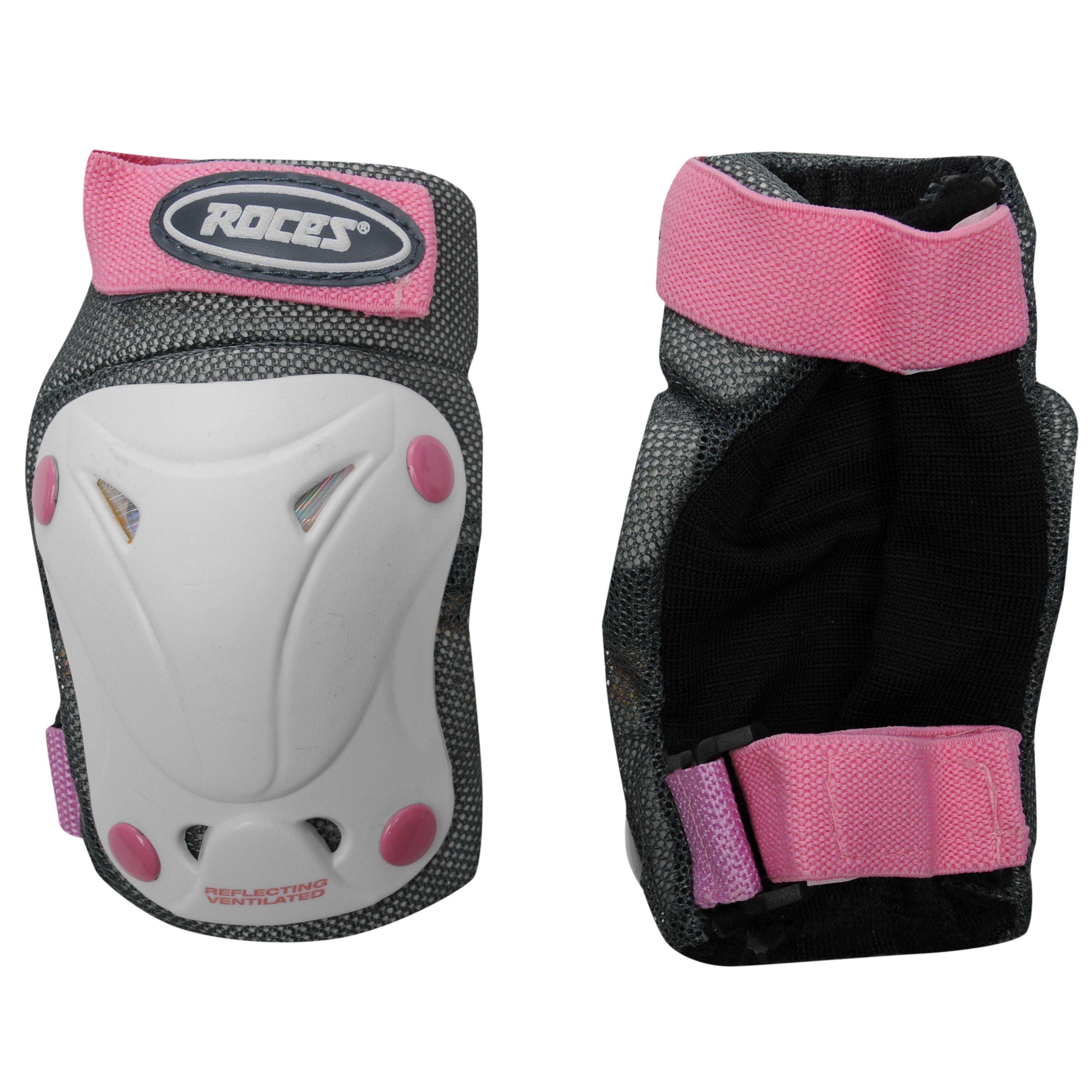 White/Pink - Roces - Protective Skating Pads Junior - 3