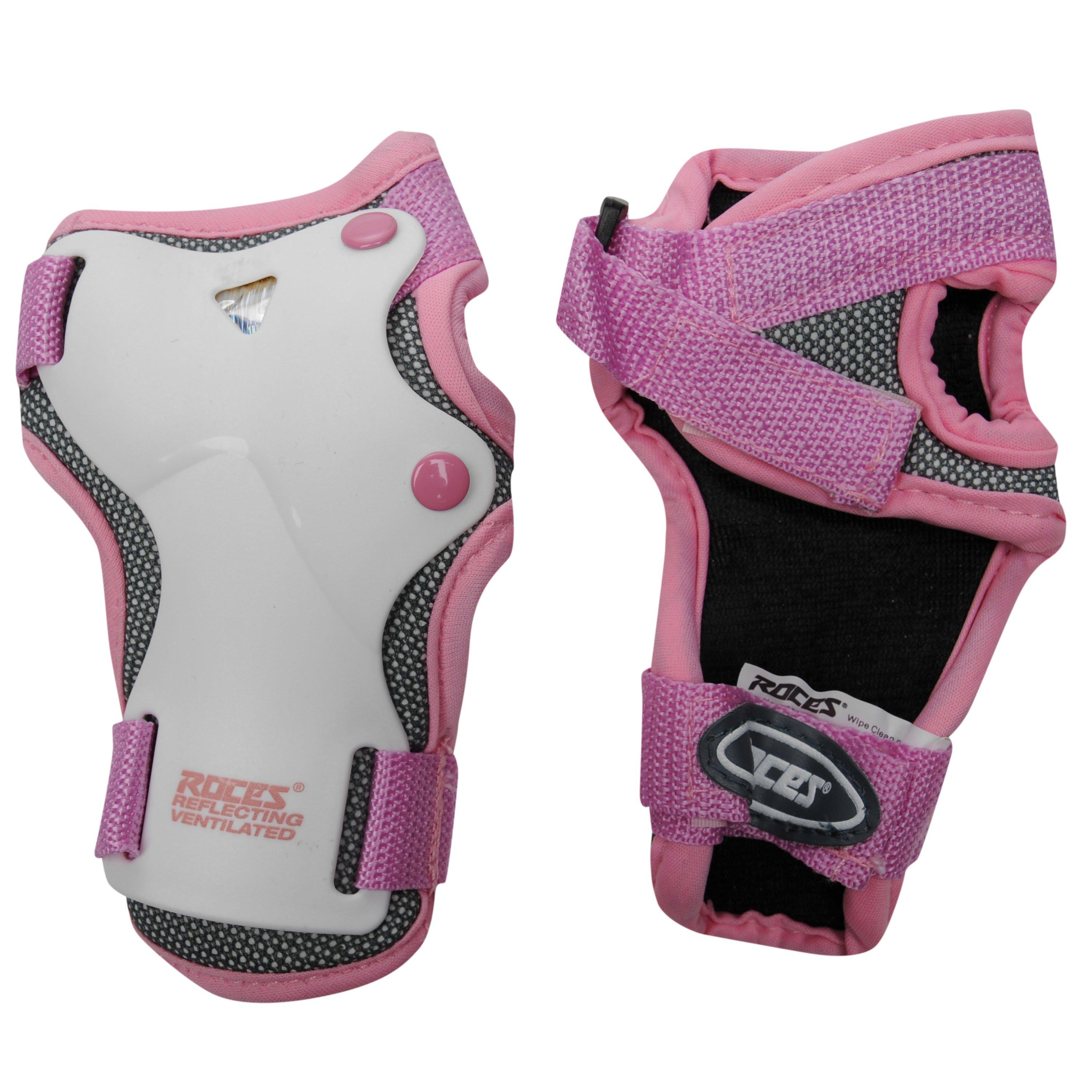 White/Pink - Roces - Protective Skating Pads Junior - 4