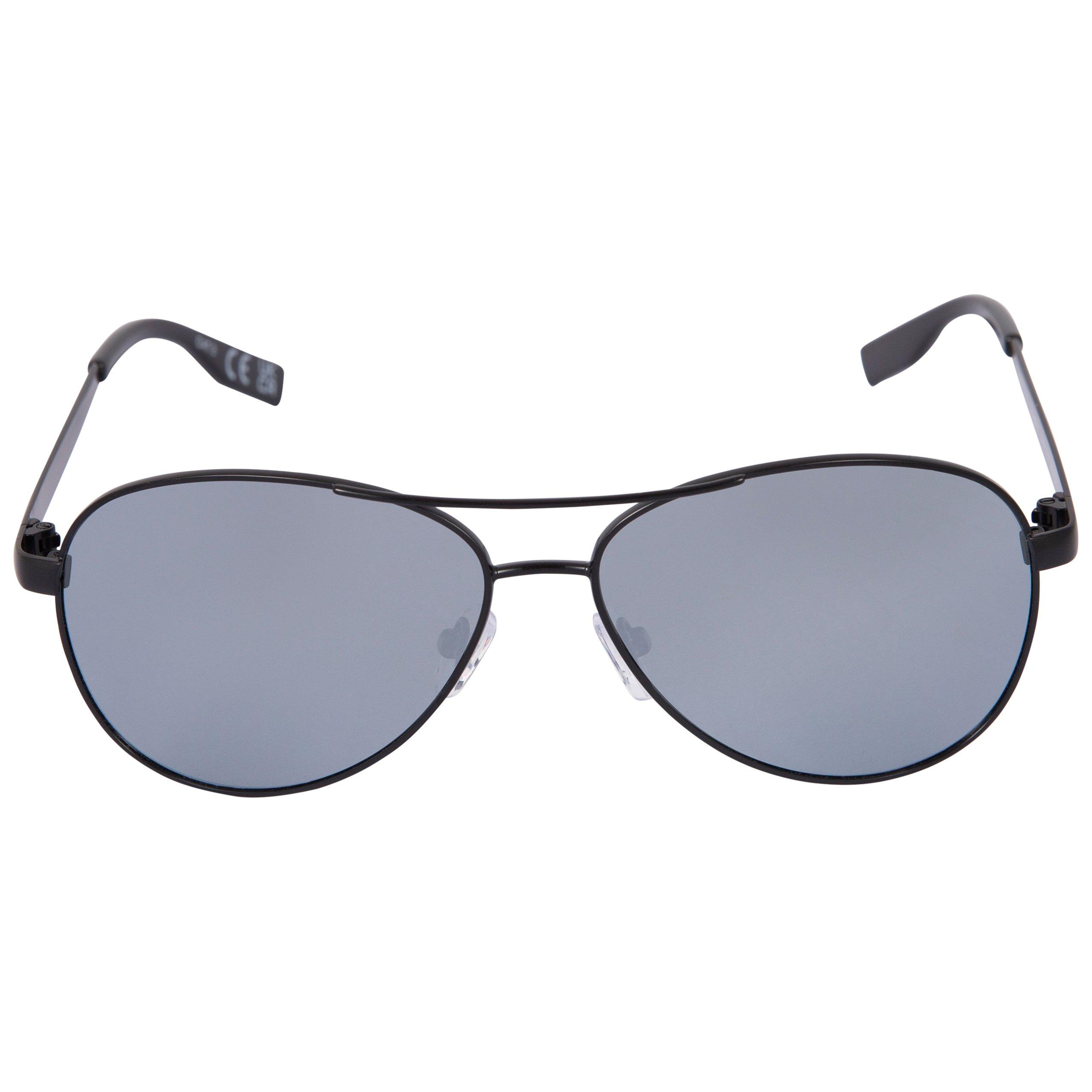 Black - Trespass - Adults Aviator Sunglasses - 4