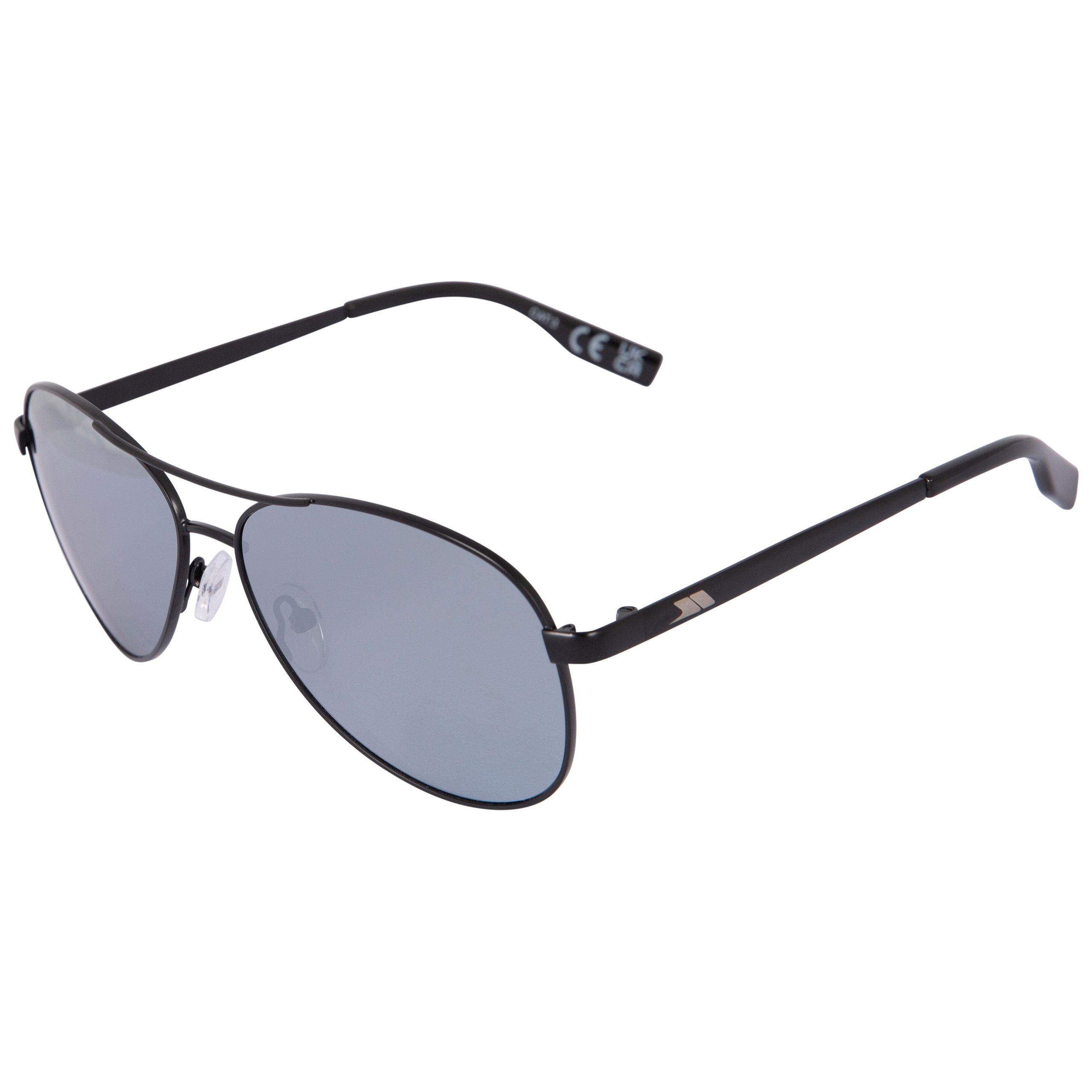 Black - Trespass - Adults Aviator Sunglasses - 5