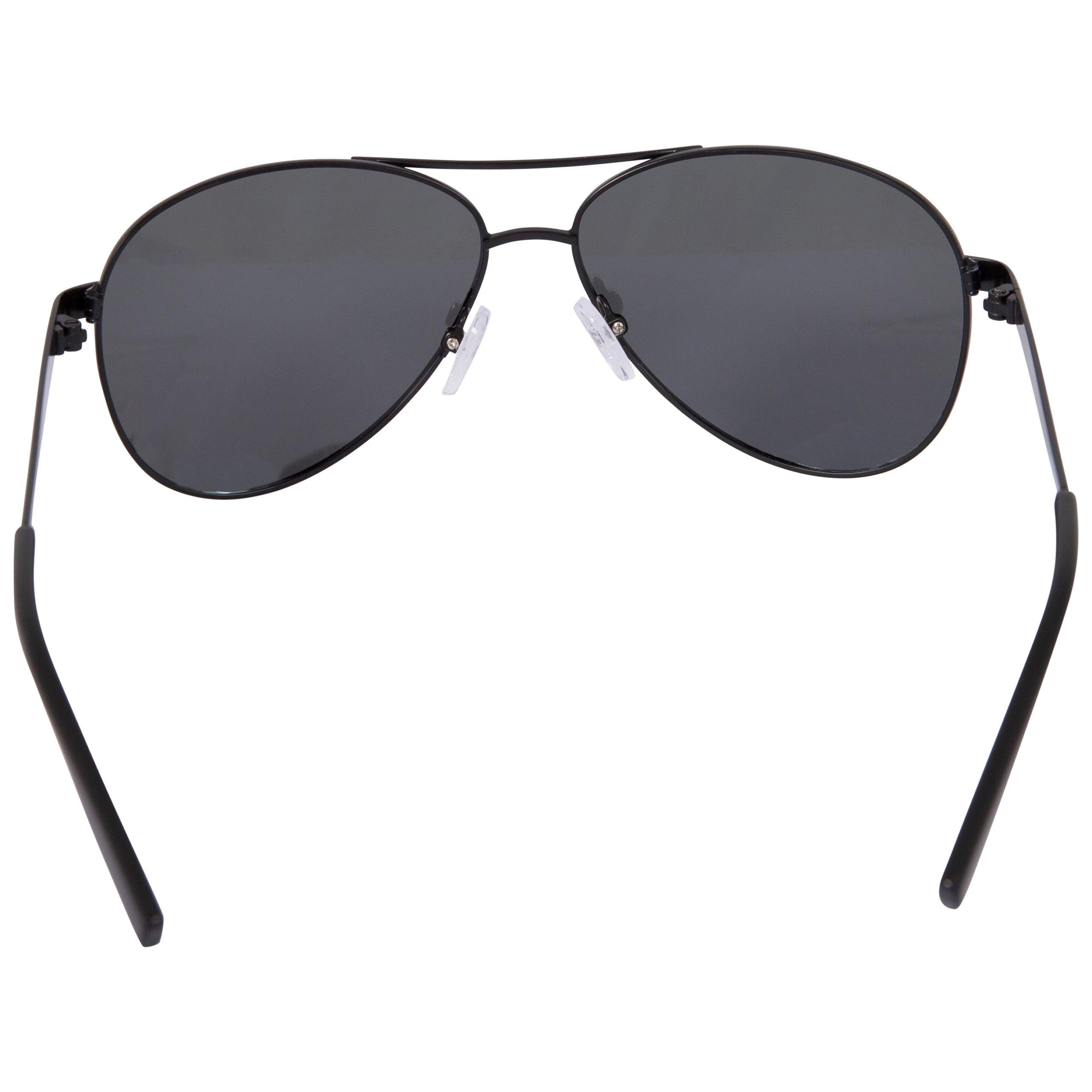 Black - Trespass - Adults Aviator Sunglasses - 7