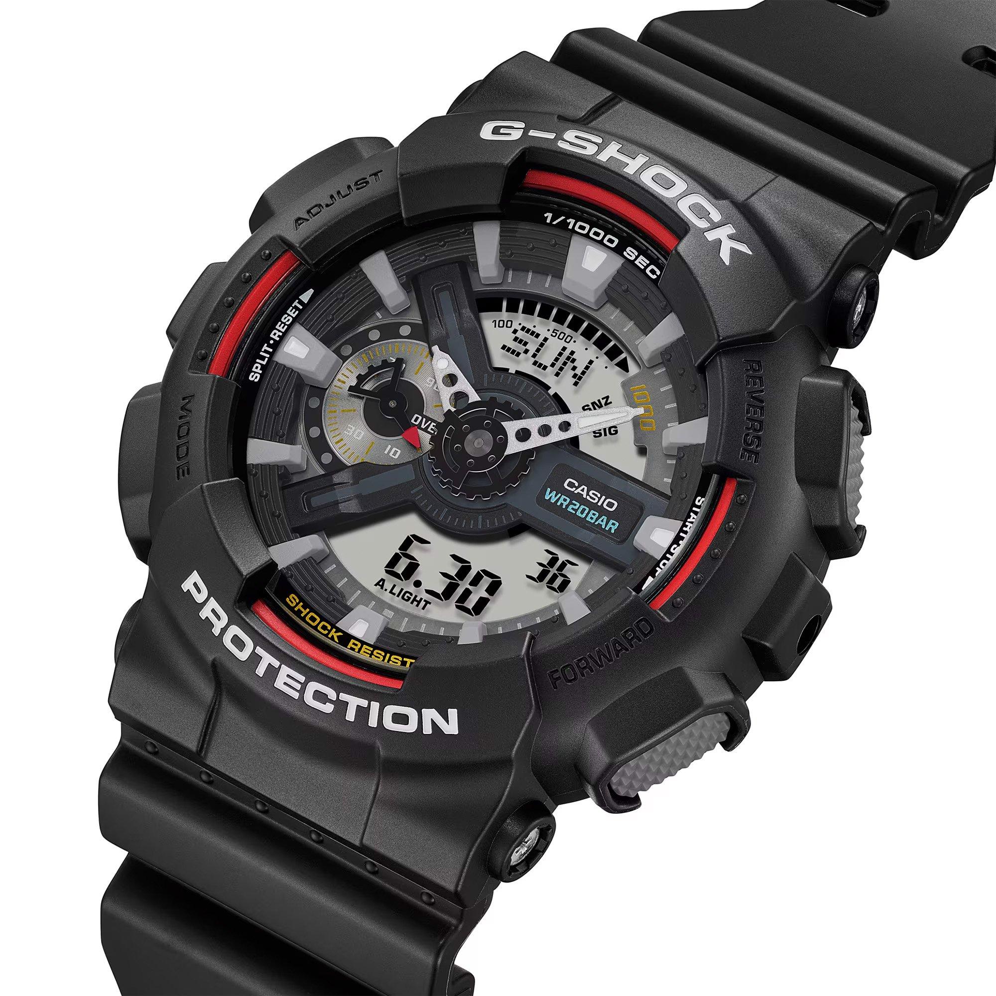 Black - G Shock - Men's Casio Revival Analogue Quartz Watch - 4