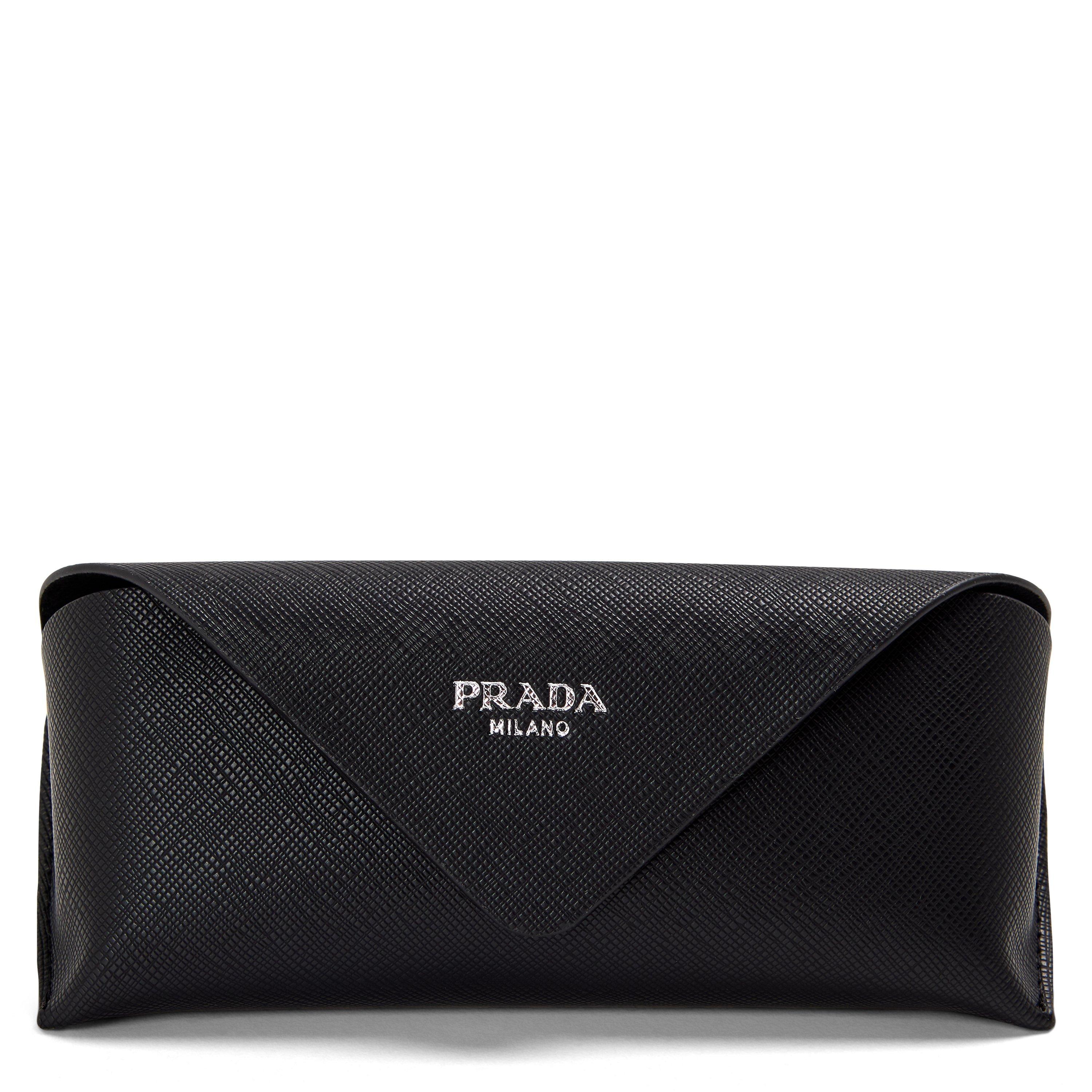 Black/Yellow - Prada - Women's 0PR C08S Wayfarer Sunglasses - 4