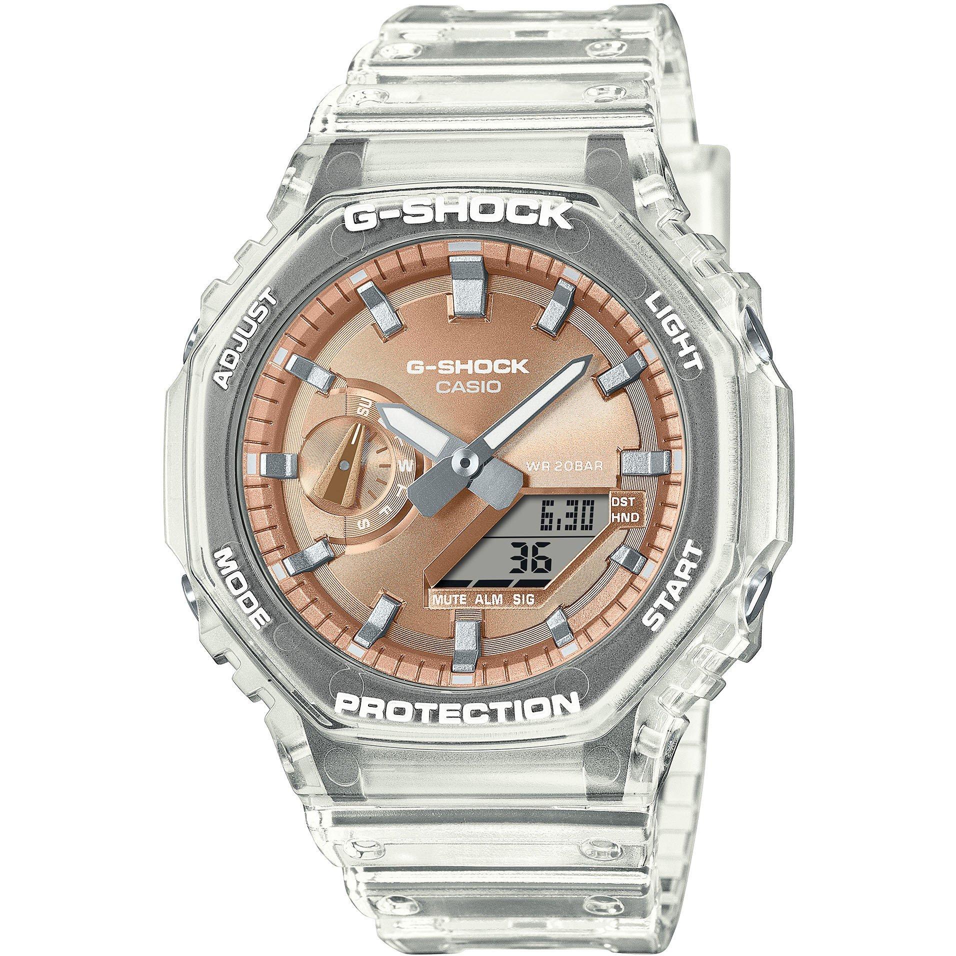 White/Silver - G Shock - GA 2100BM Analogue/Digital - 1