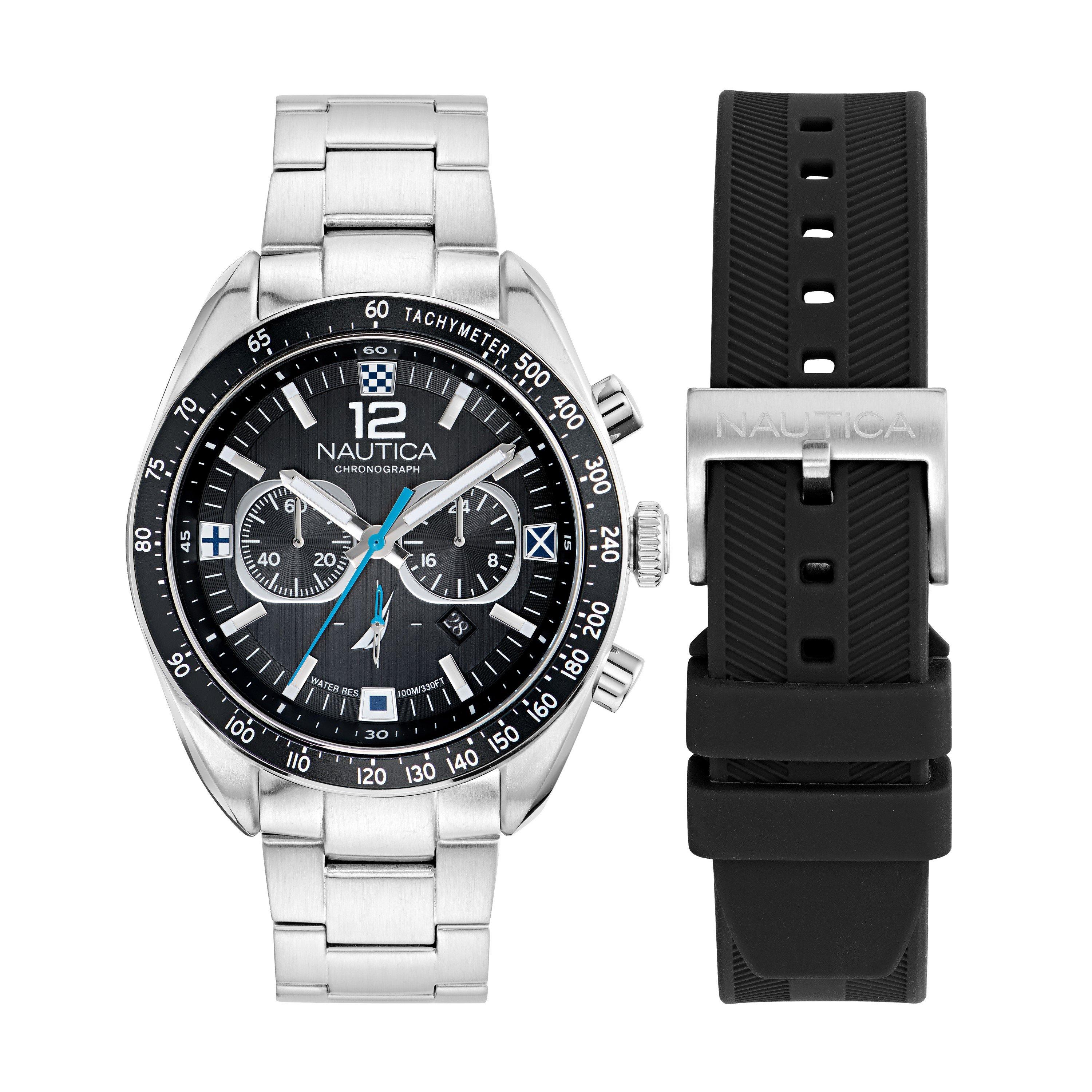 Preto/Prata - Nautica - Nautica Kedge Watch Sn72 - 1