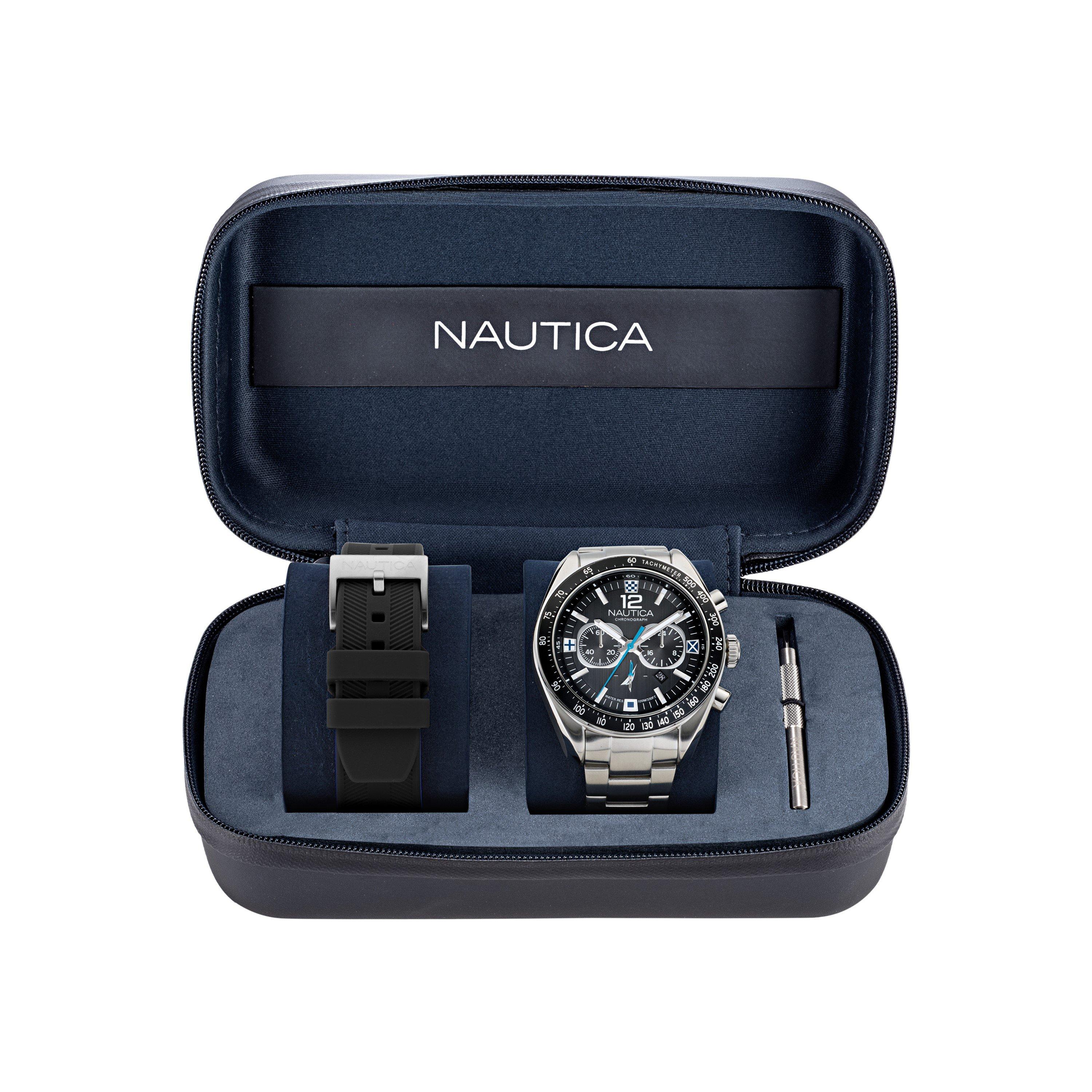 Preto/Prata - Nautica - Nautica Kedge Watch Sn72 - 3