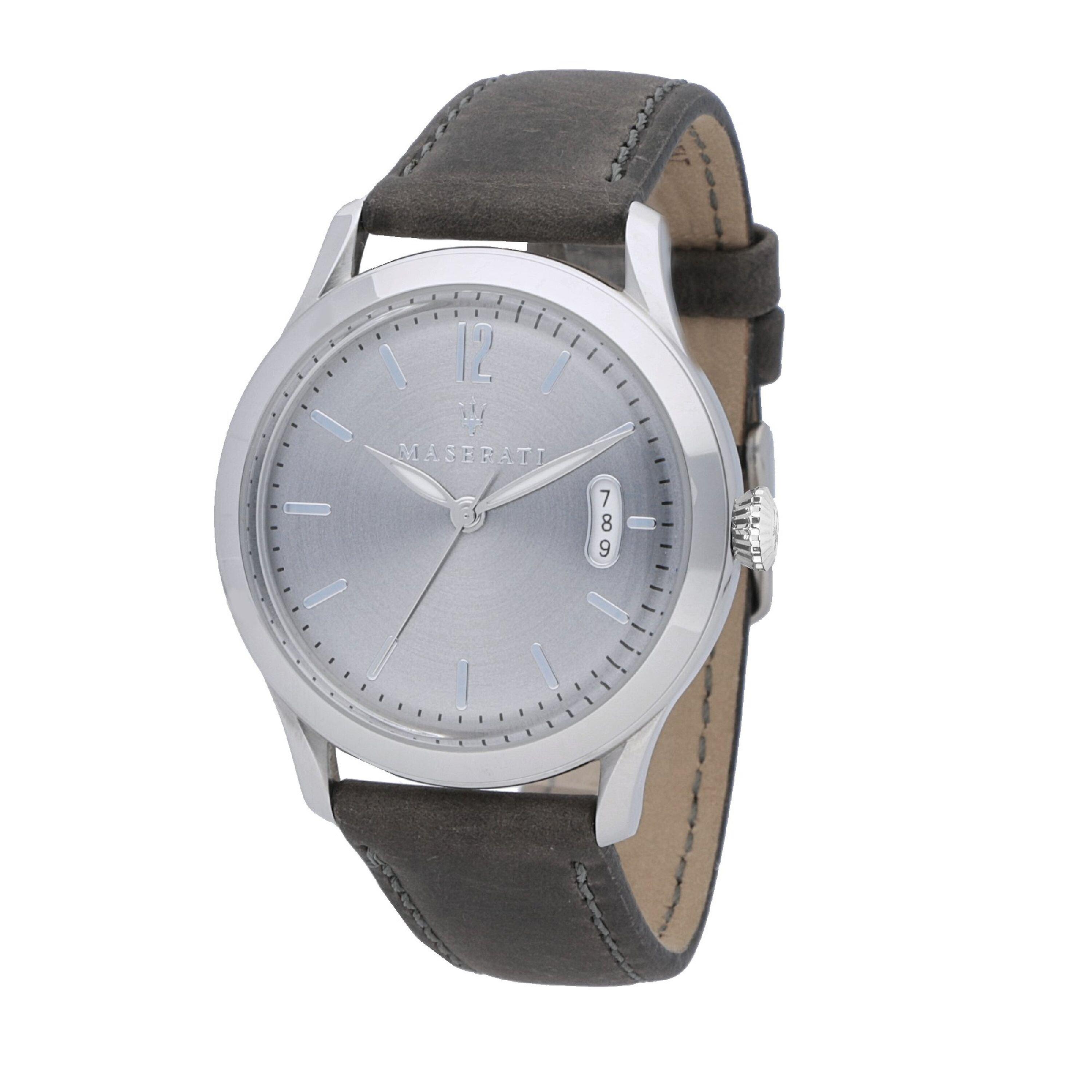 Grijs - Maserati - Men's Tradizione Analogue Quartz Watch - 1