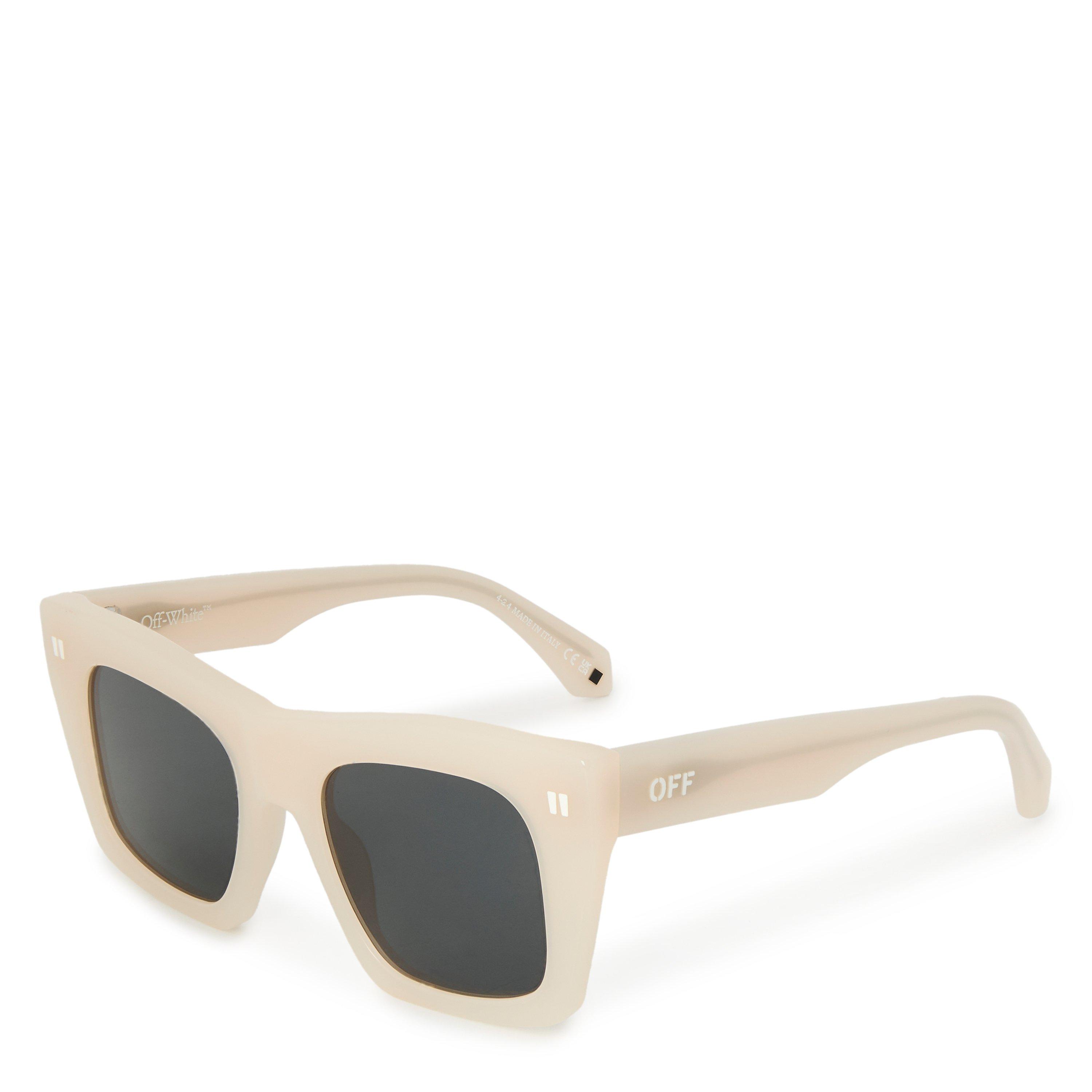 Off White  Off Selma Sunglasses 99 - Beige Dark Grey