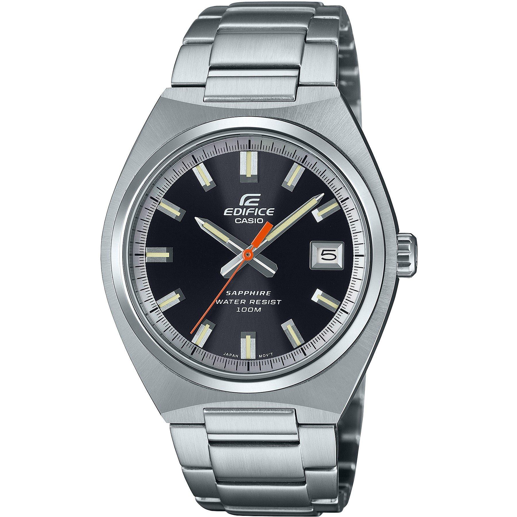Casio Men's Classic Analogue Quartz Watch - Black/Silver