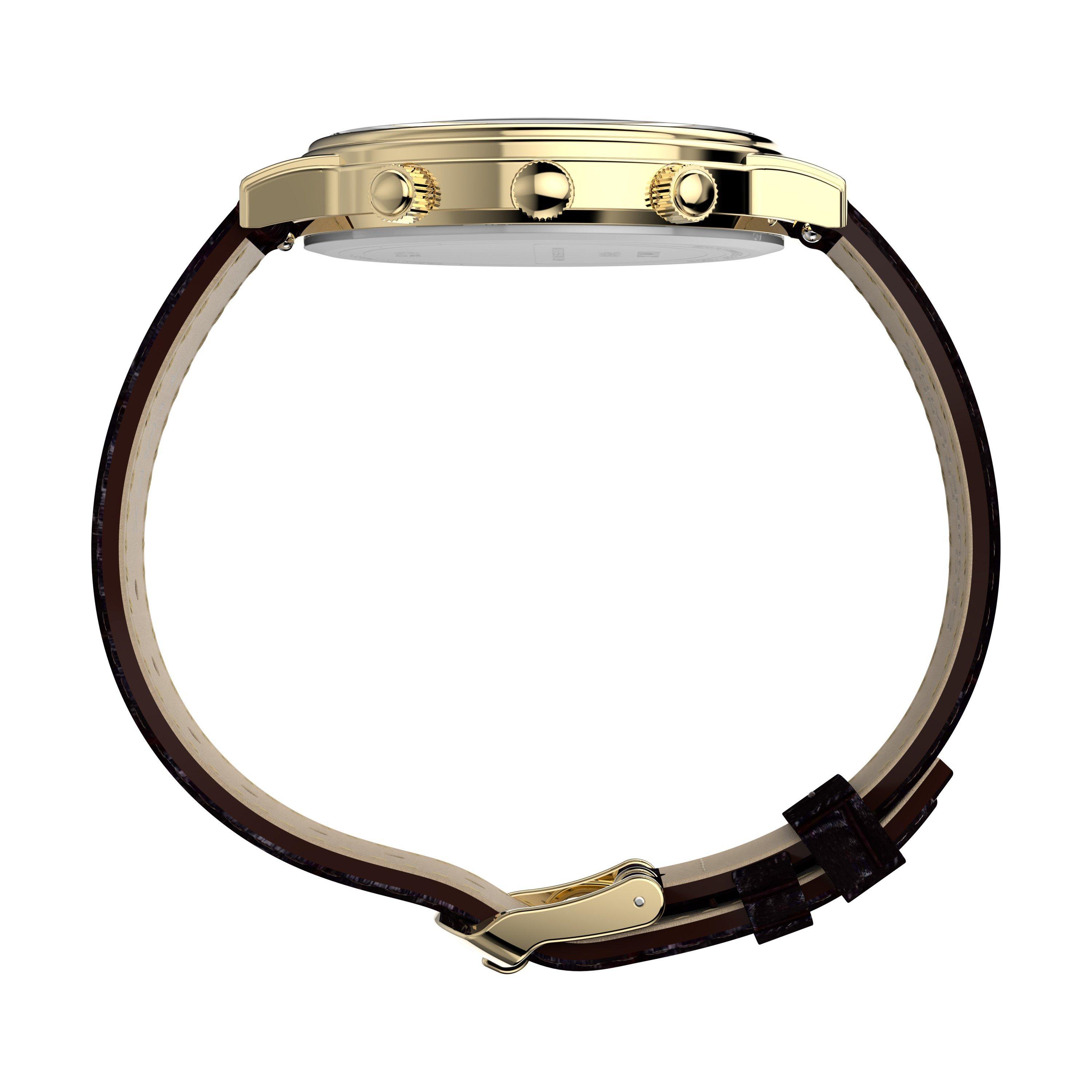Wit/Goud - Timex - Timex MoonPhase Wtch Sn71 - 2