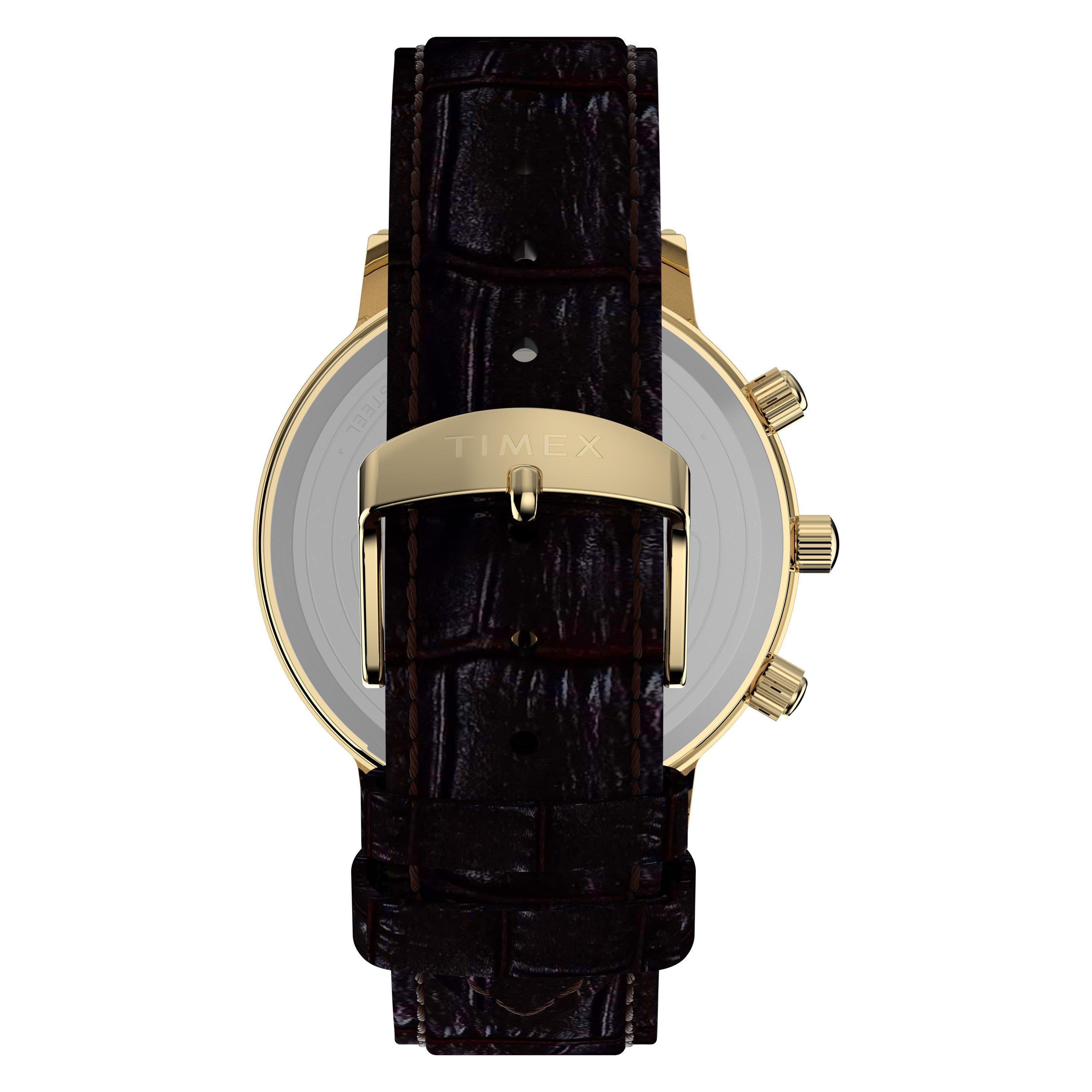 Wit/Goud - Timex - Timex MoonPhase Wtch Sn71 - 3