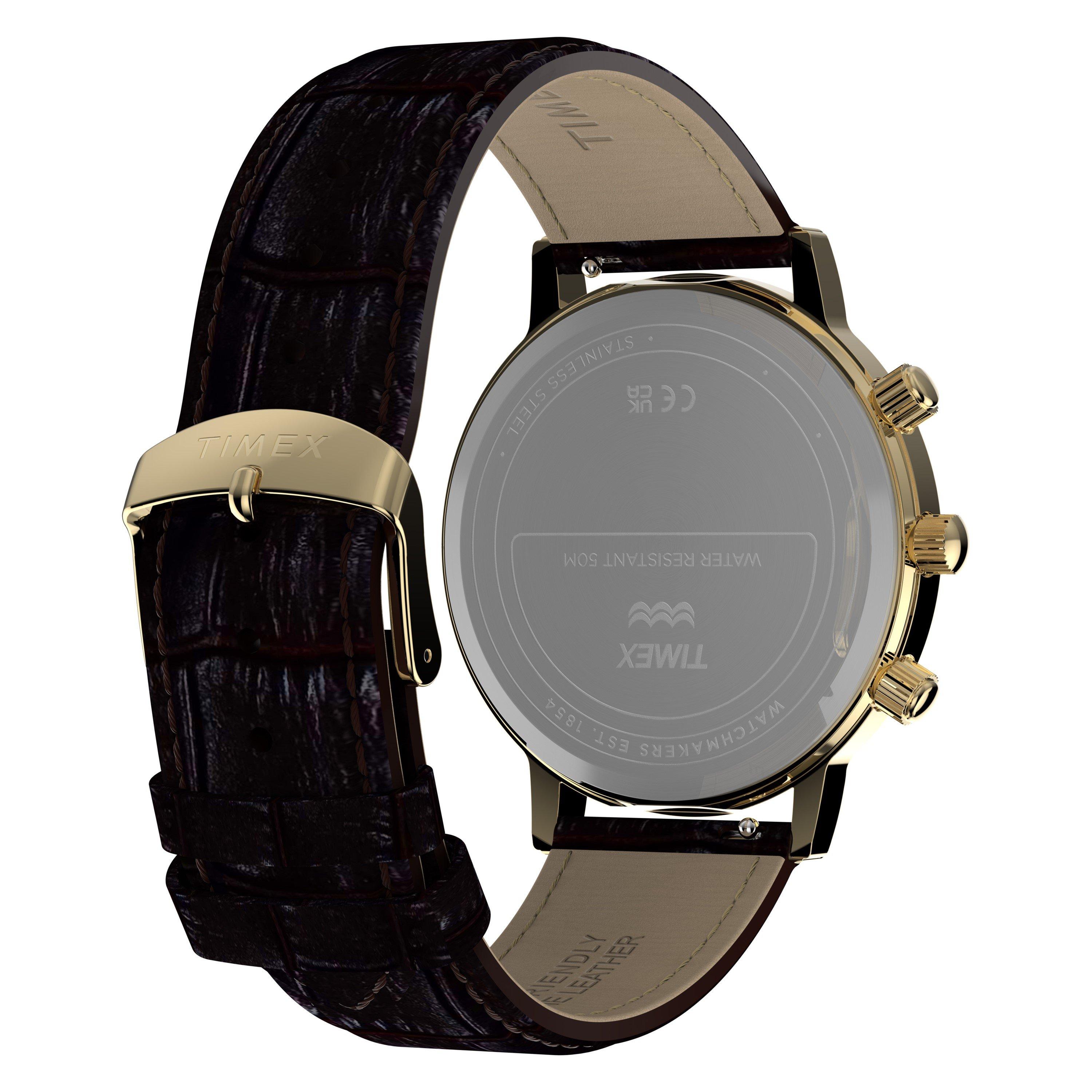 Wit/Goud - Timex - Timex MoonPhase Wtch Sn71 - 5
