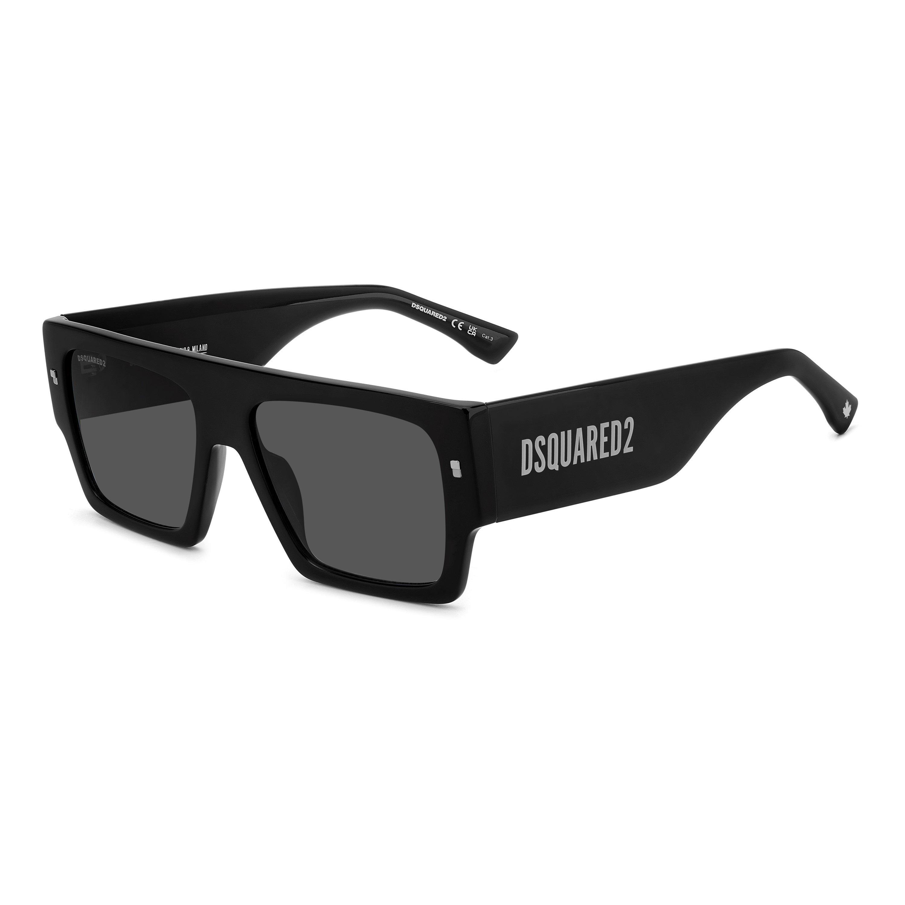 DSquared2 Men's Square Sunglasses - Black