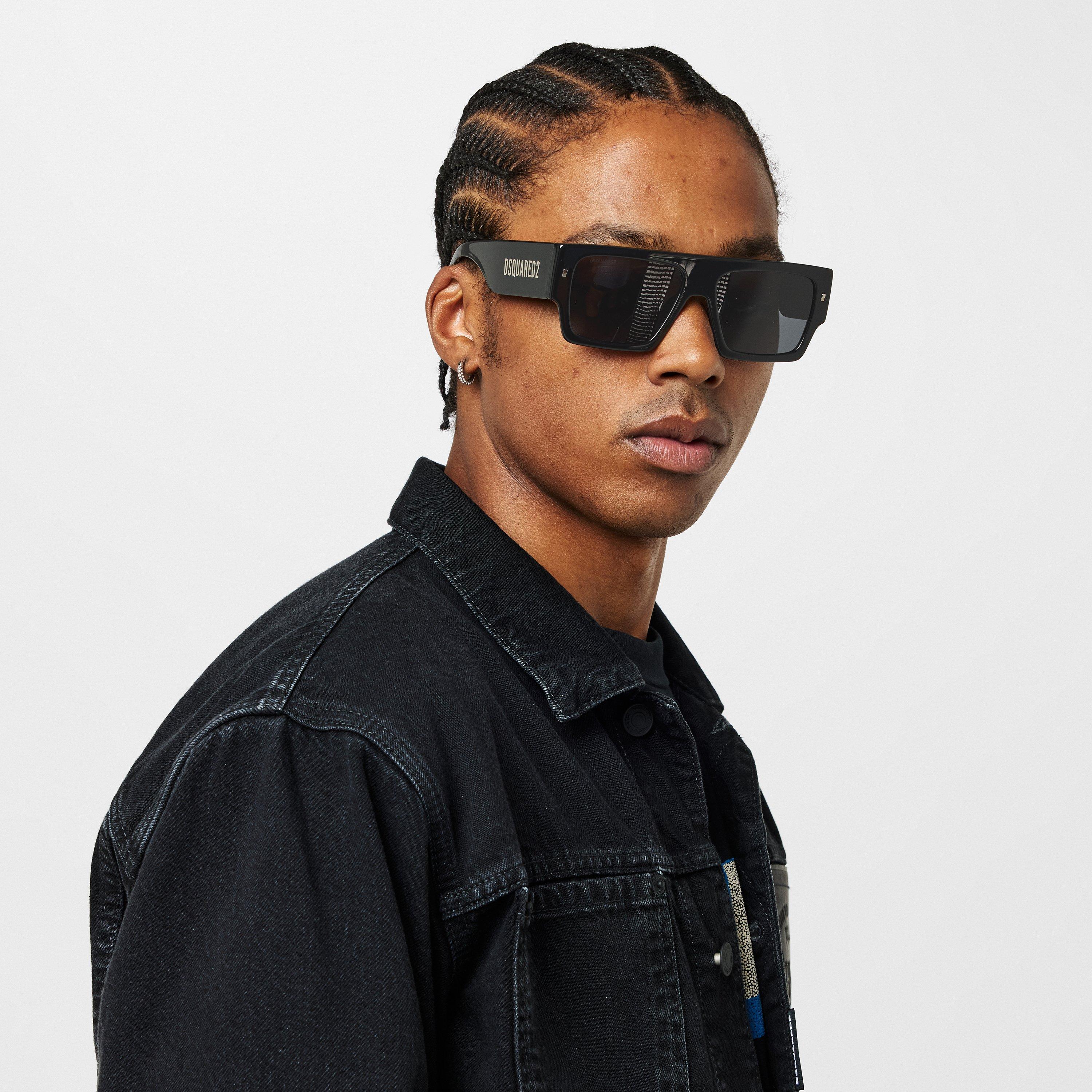 Black - DSquared2 - Men's Square Sunglasses - 3