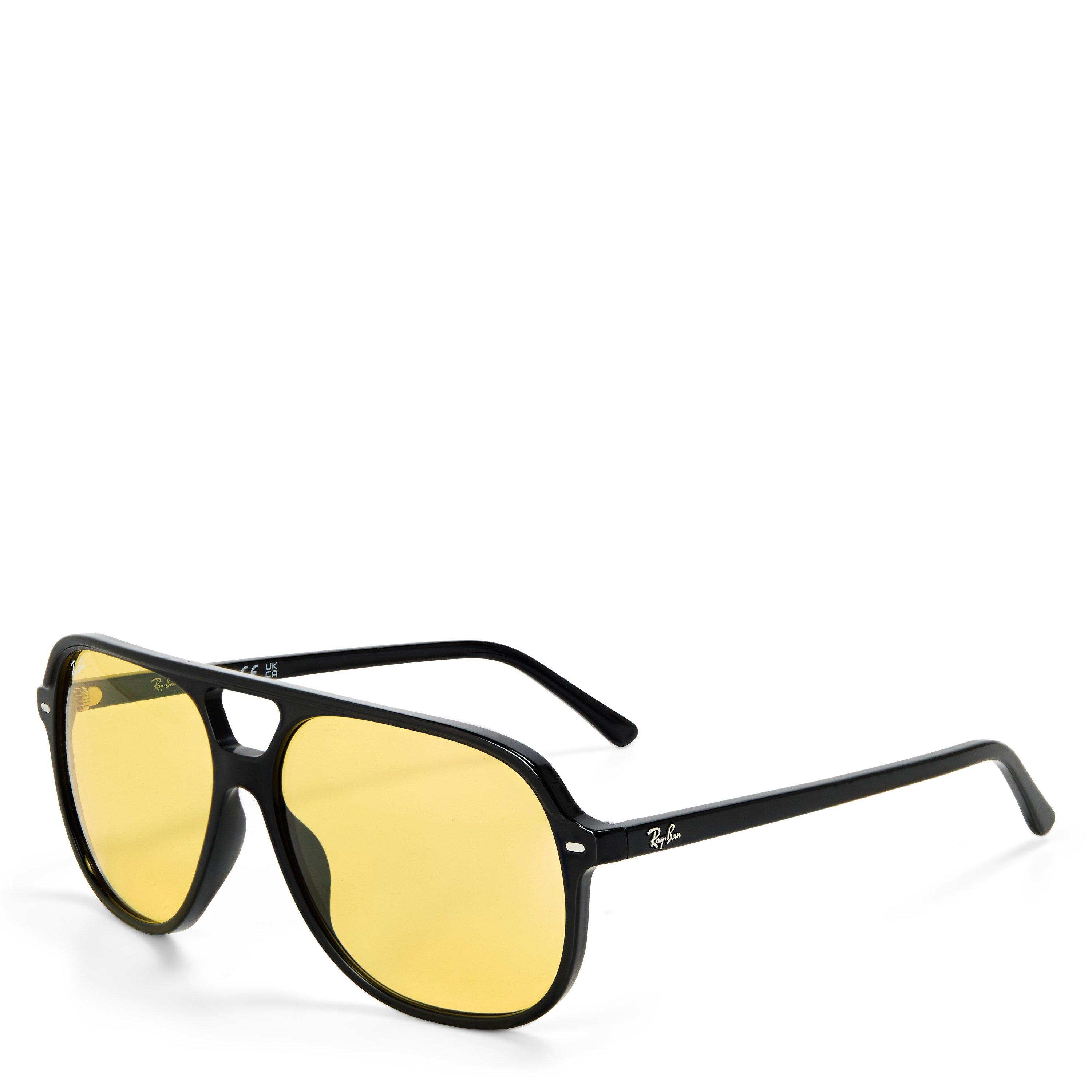 Black Yellow - Ray-Ban - Women's Bill Round Sunglasses - 1