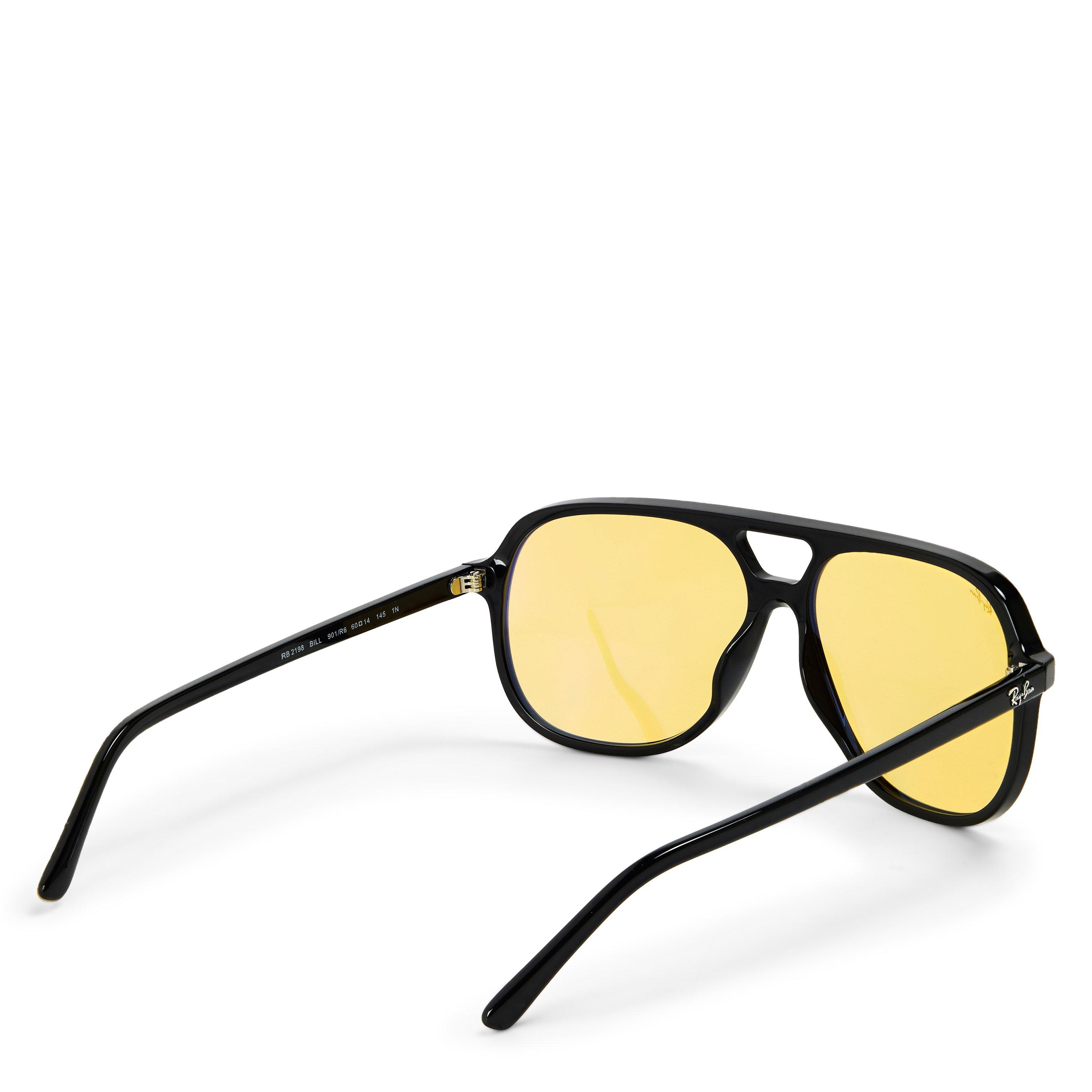 Black Yellow - Ray-Ban - Women's Bill Round Sunglasses - 2