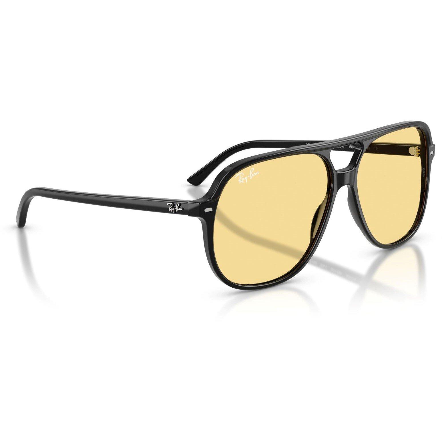 Black Yellow - Ray-Ban - Women's Bill Round Sunglasses - 4