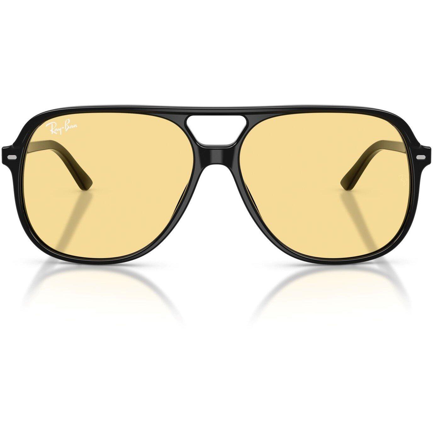 Black Yellow - Ray-Ban - Women's Bill Round Sunglasses - 7